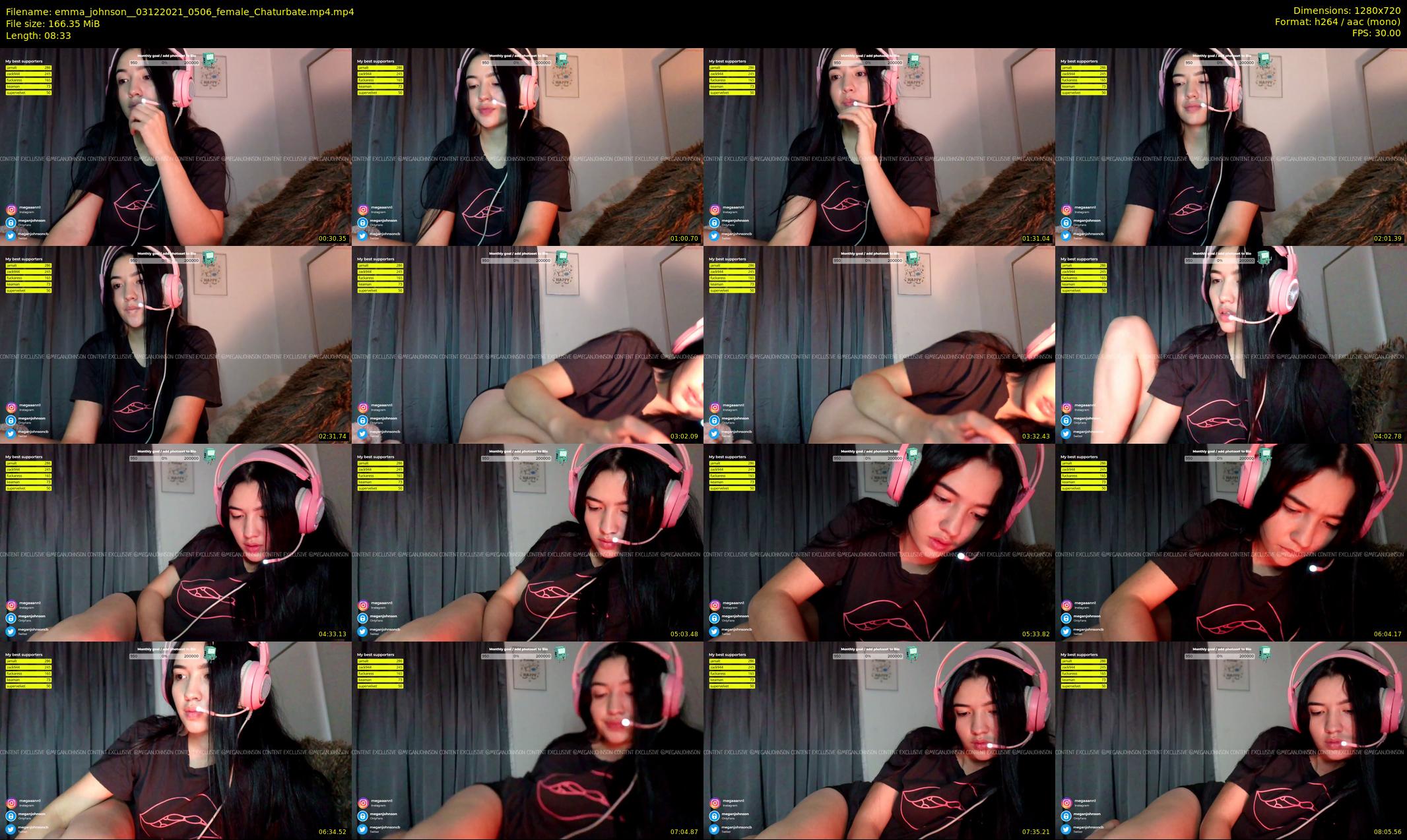 emma_johnson_ — 9 minute Chaturbate female cam show recording, 720p, Dec 3, 2021