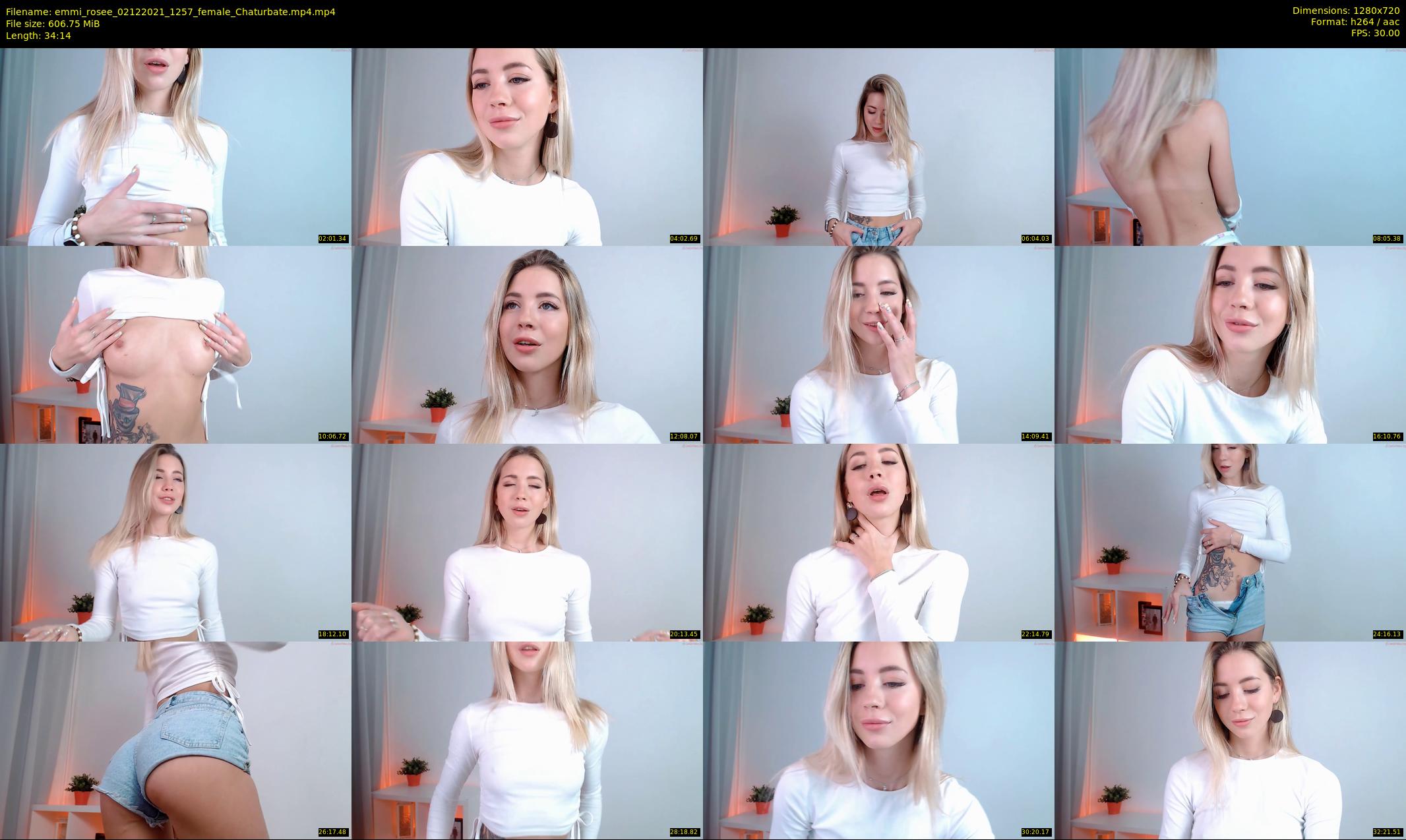 emmi_rosee — 35 minute Chaturbate female cam show recording, 720p, Dec 2, 2021