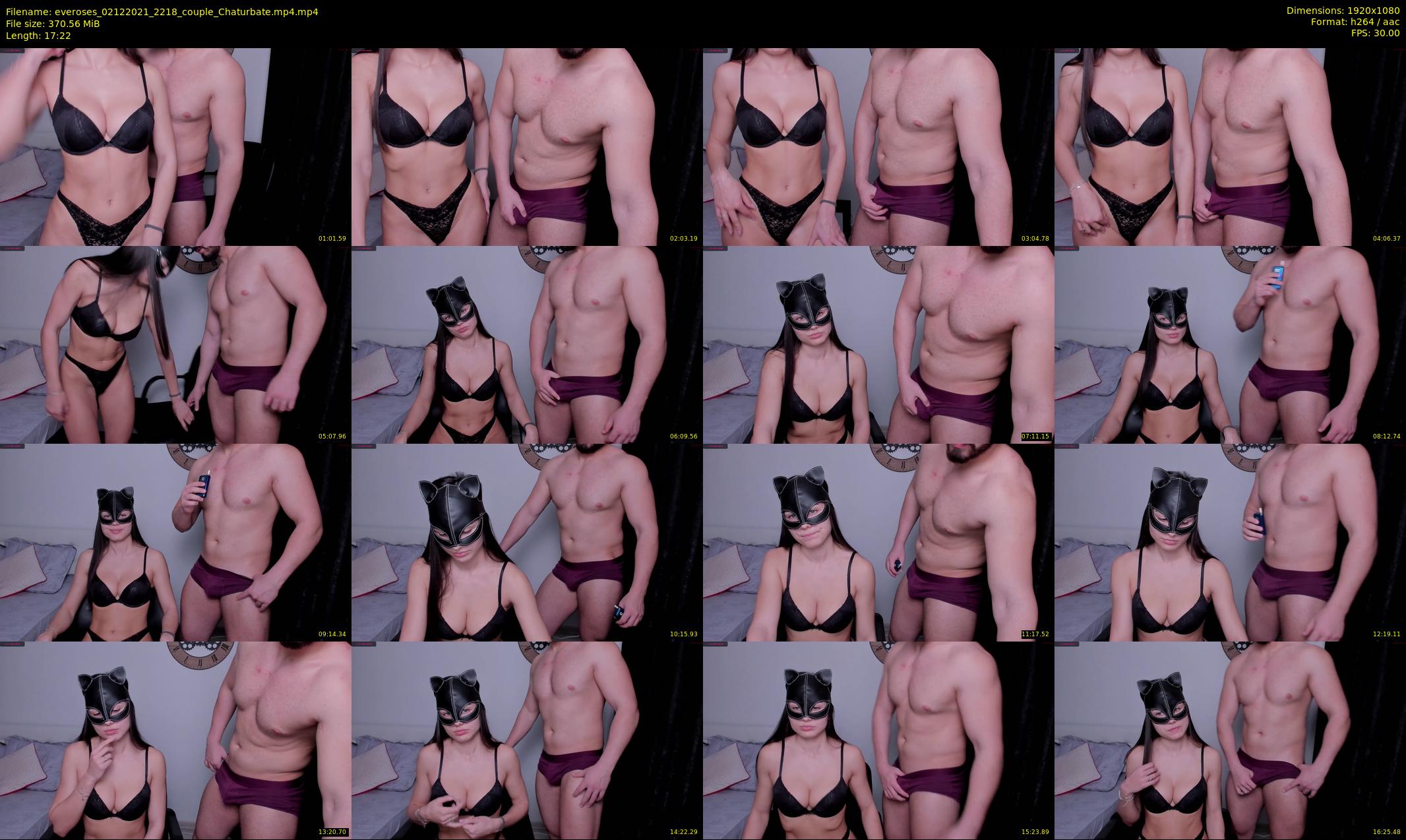 everoses — 18 minute Chaturbate couple cam show recording, 1080p, Dec 2, 2021