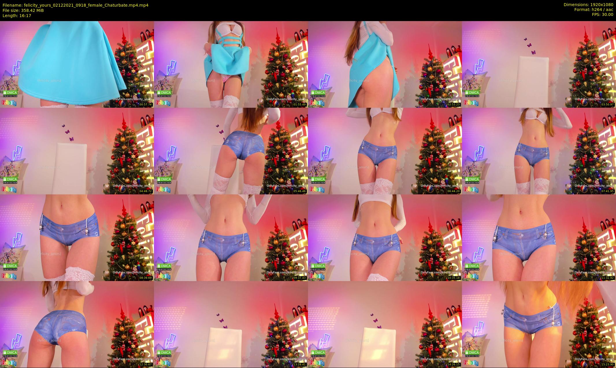 felicity_yours — 17 minute Chaturbate female cam show recording, 1080p, Dec 2, 2021