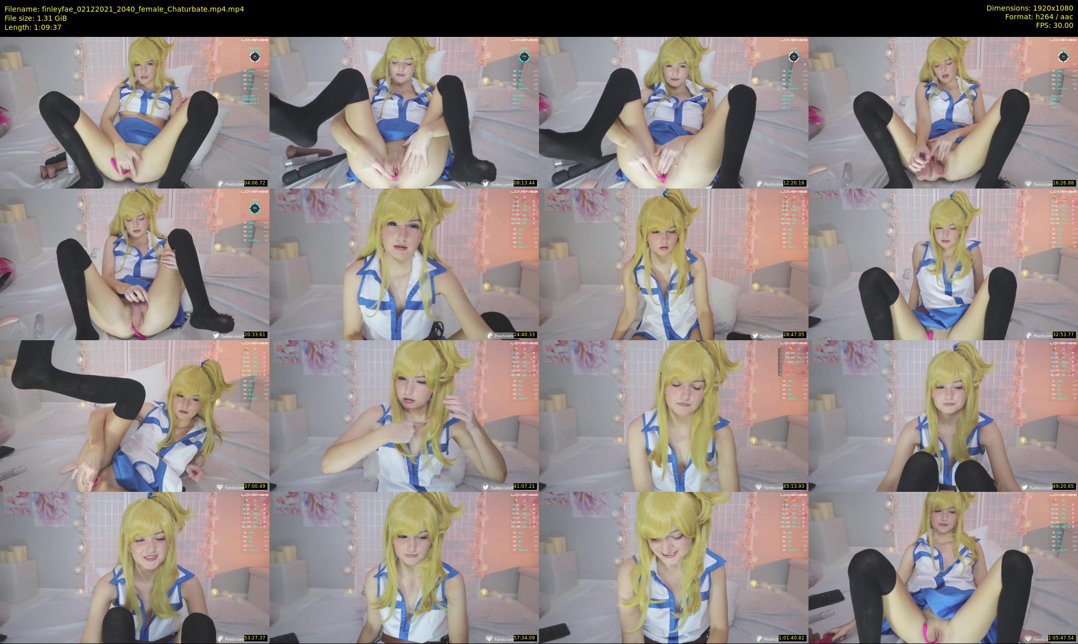finleyfae — 70 minute Chaturbate female cam show recording, 1080p, Dec 2, 2021