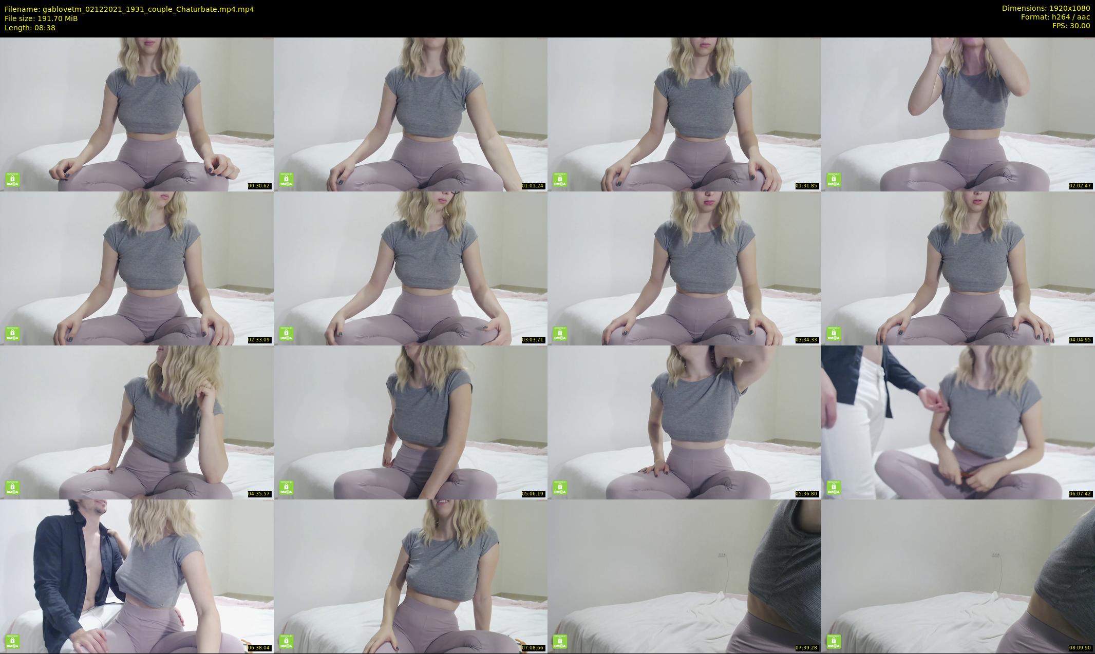 gablovetm — 9 minute Chaturbate couple cam show recording, 1080p, Dec 2, 2021