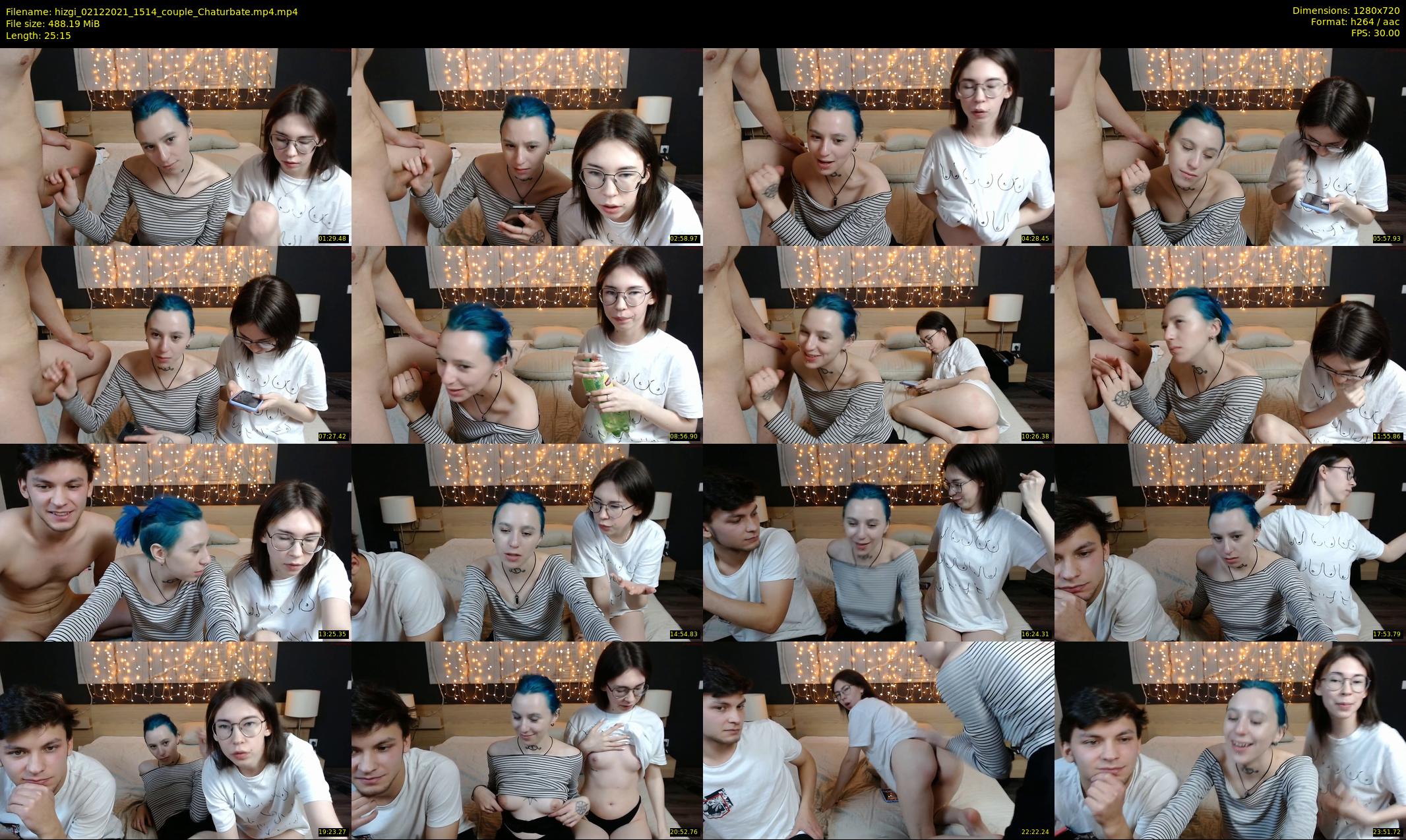 hizgi — 26 minute Chaturbate couple cam show recording, 720p, Dec 2, 2021