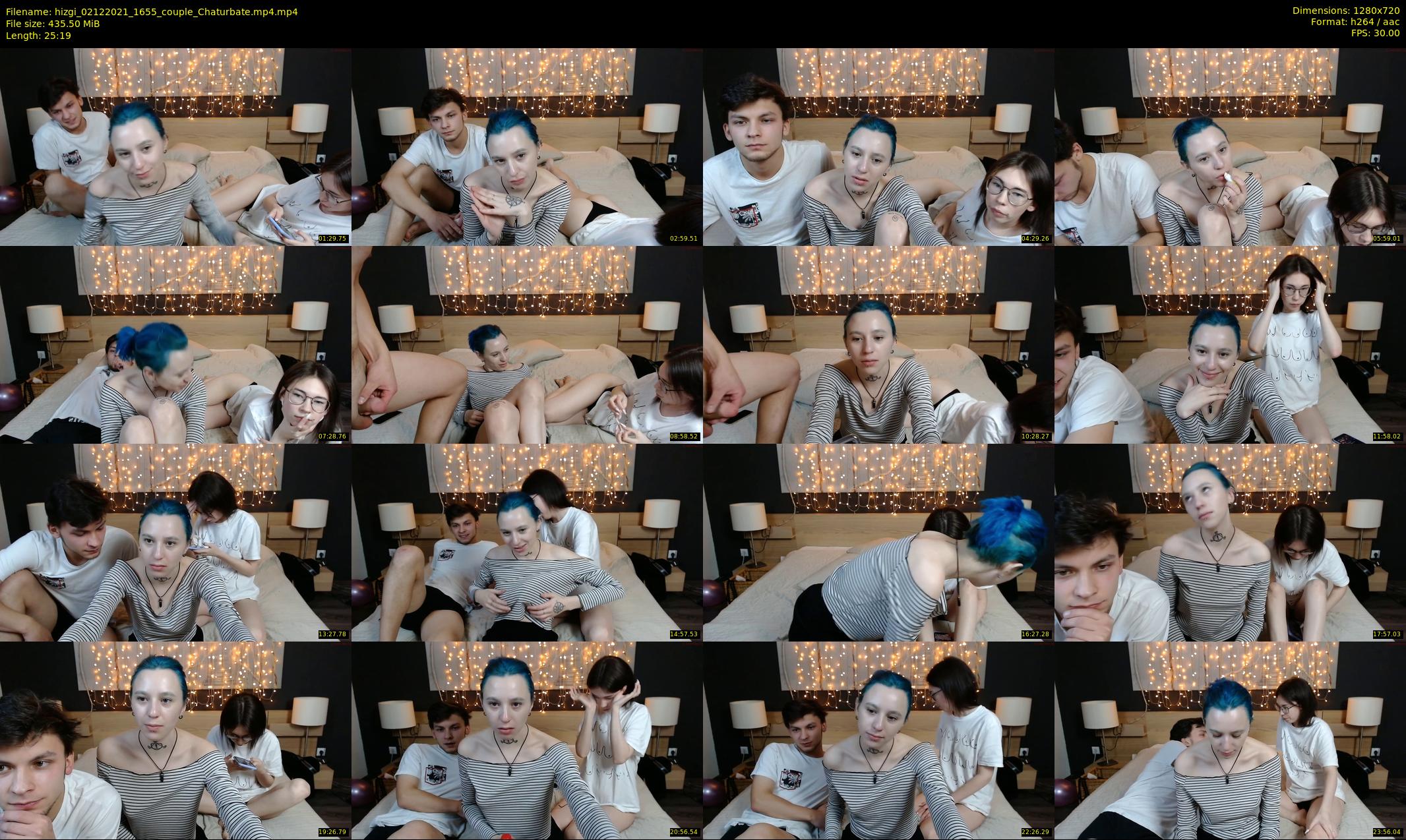 hizgi — 26 minute Chaturbate couple cam show recording, 720p, Dec 2, 2021