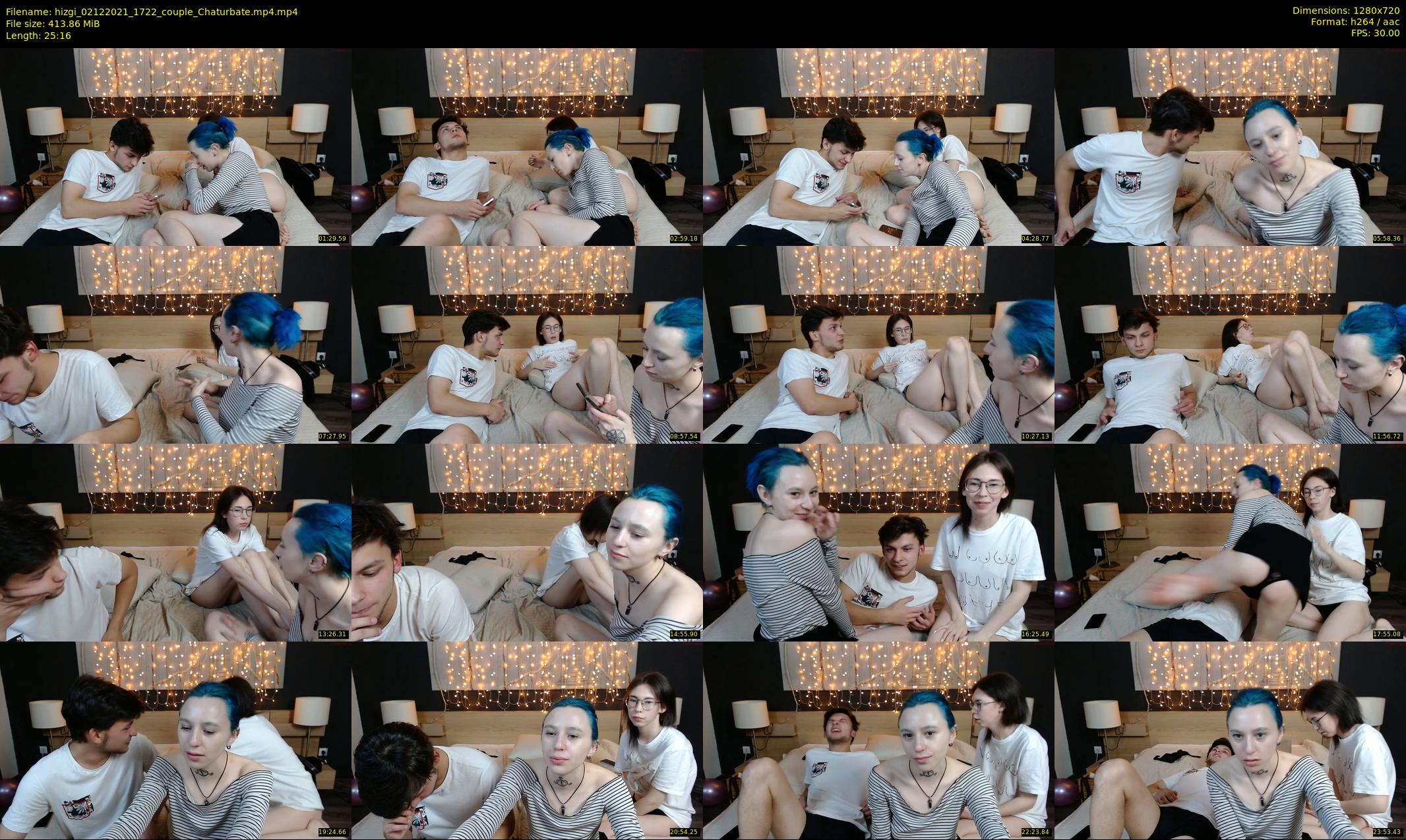 hizgi — 26 minute Chaturbate couple cam show recording, 720p, Dec 2, 2021