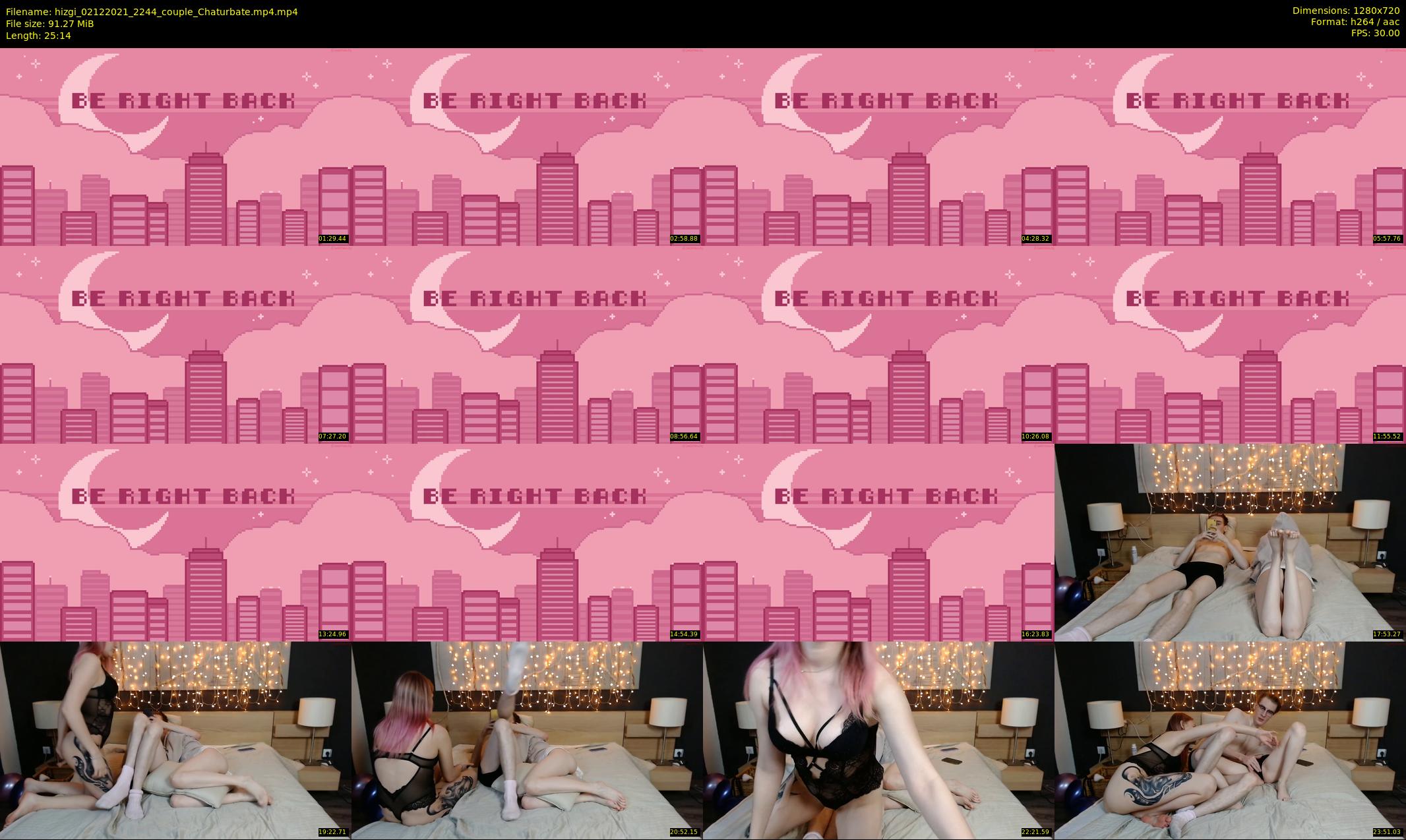 hizgi — 26 minute Chaturbate couple cam show recording, 720p, Dec 2, 2021