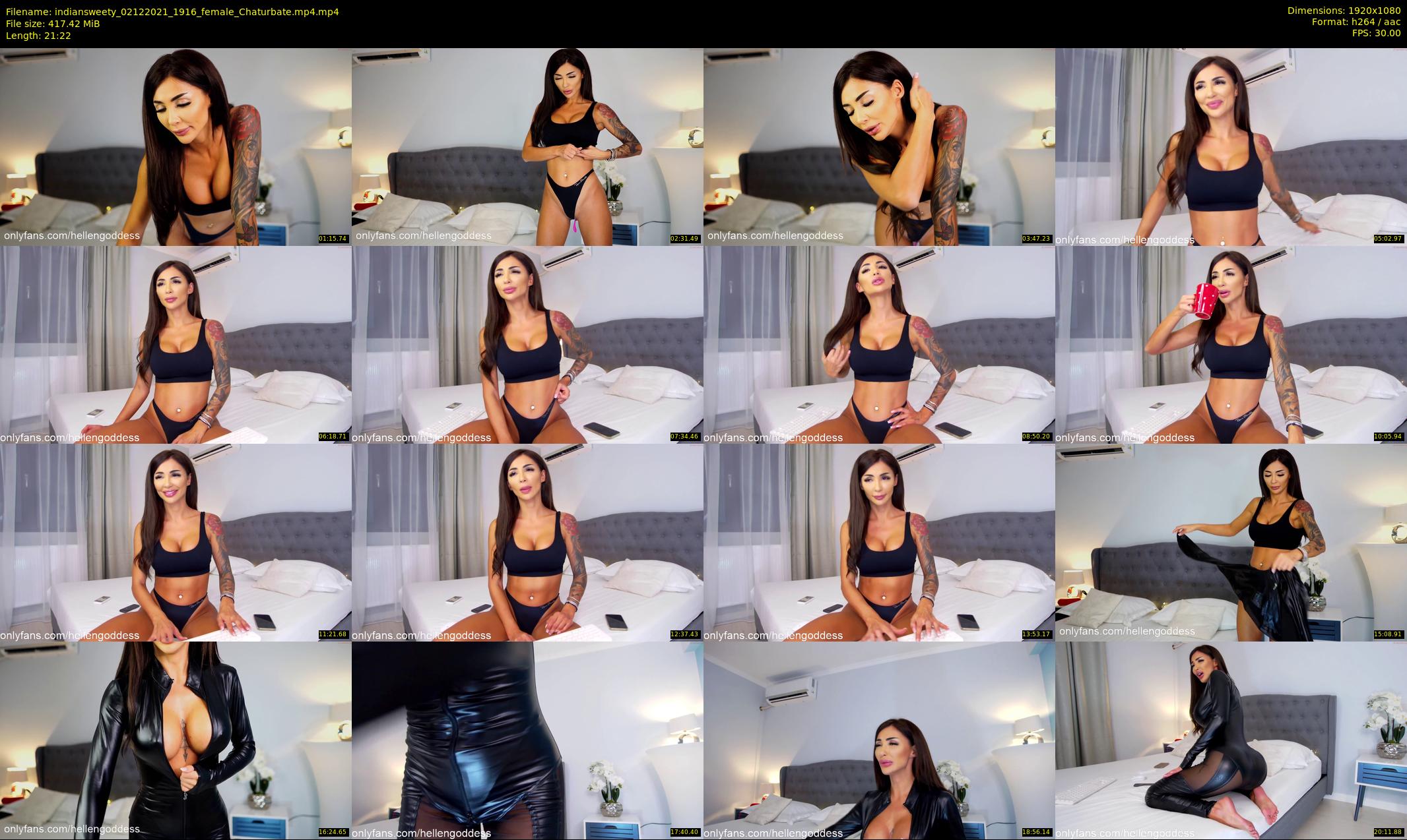 indiansweety — 22 minute Chaturbate female cam show recording, 1080p, Dec 2, 2021