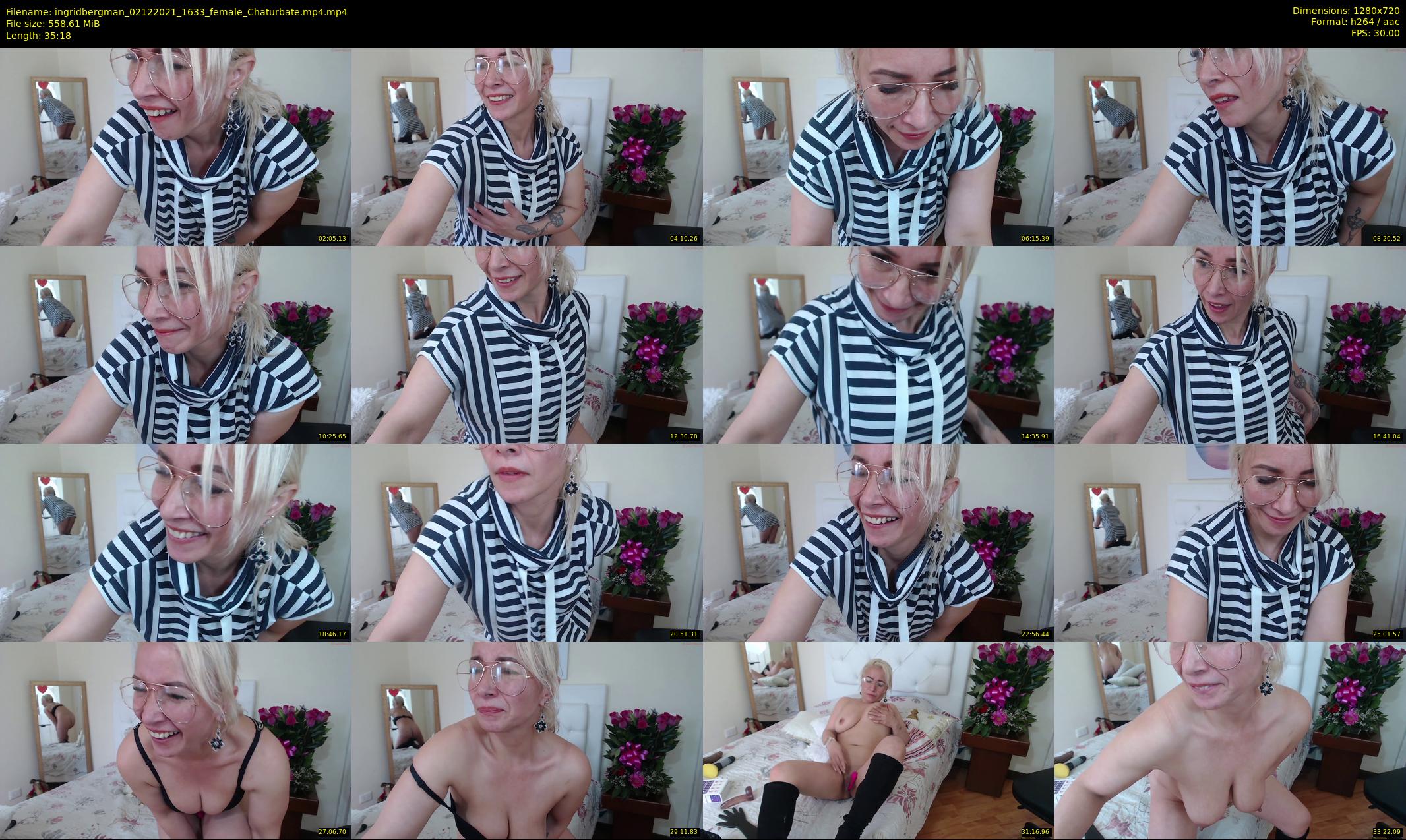 ingridbergman — 36 minute Chaturbate female cam show recording, 720p, Dec 2, 2021