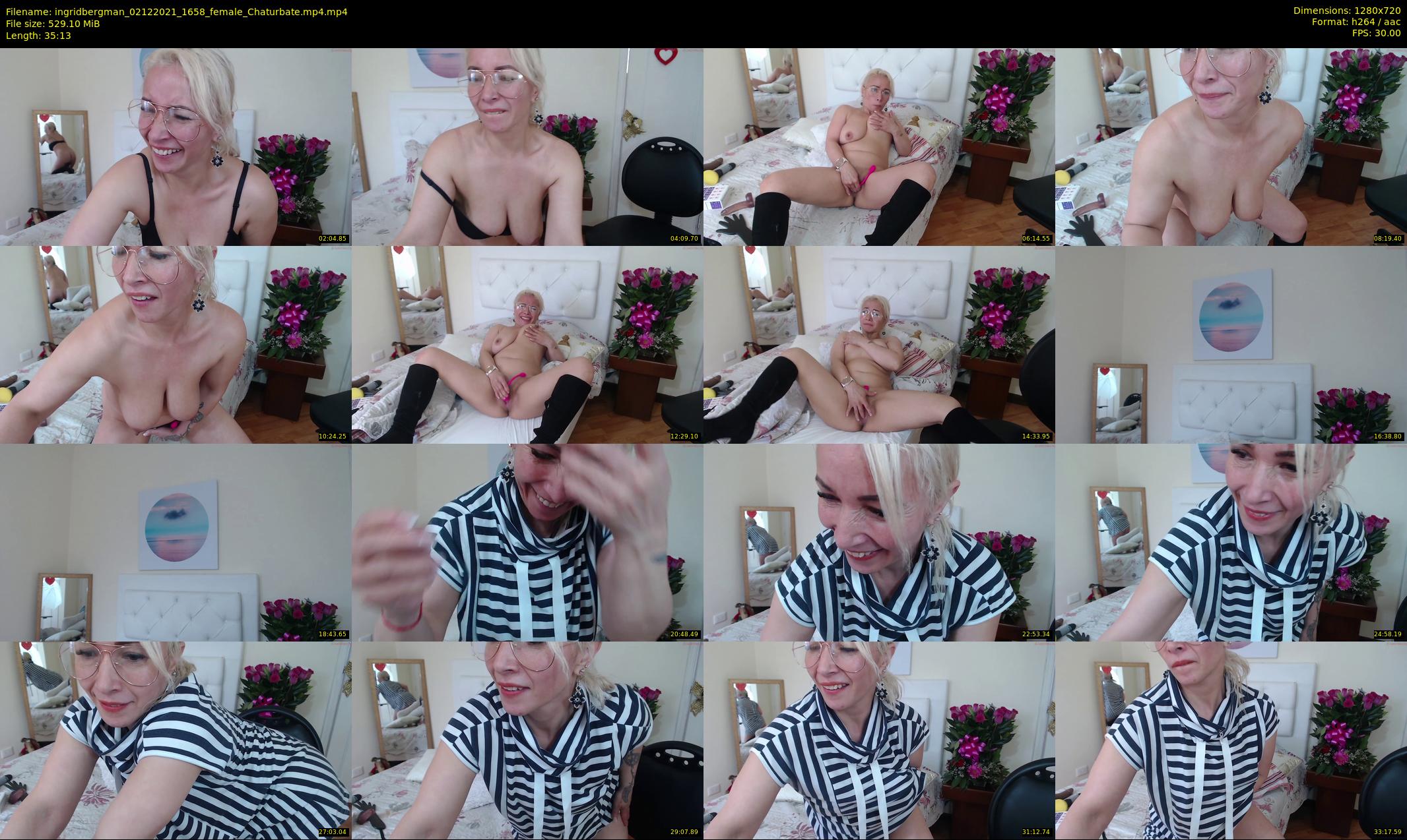 ingridbergman — 36 minute Chaturbate female cam show recording, 720p, Dec 2, 2021