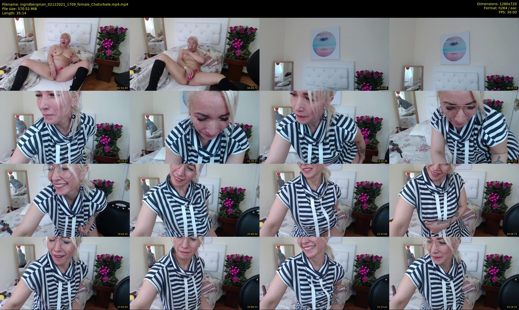 ingridbergman — 36 minute Chaturbate female cam show recording, 720p, Dec 2, 2021