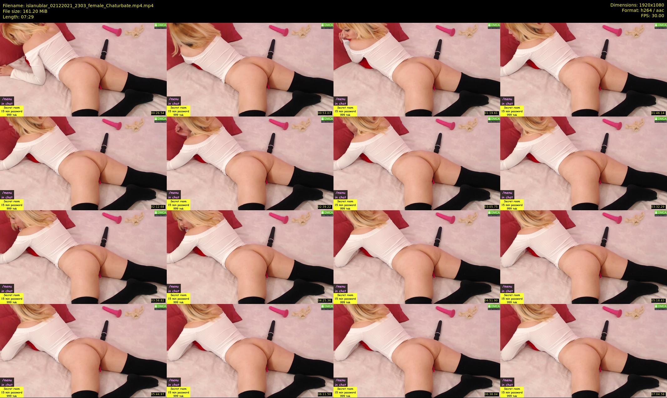 islanublar — 8 minute Chaturbate female cam show recording, 1080p, Dec 2, 2021