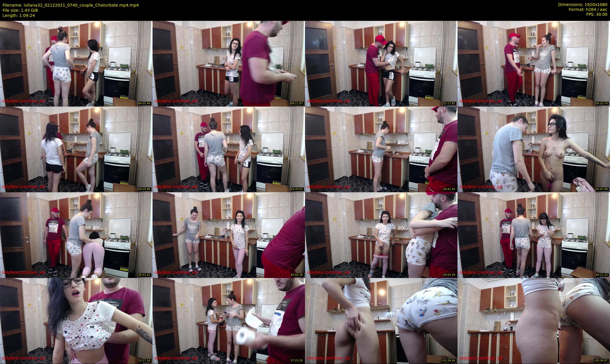 iuliana32 — 70 minute Chaturbate couple cam show recording, 1080p, Dec 2, 2021