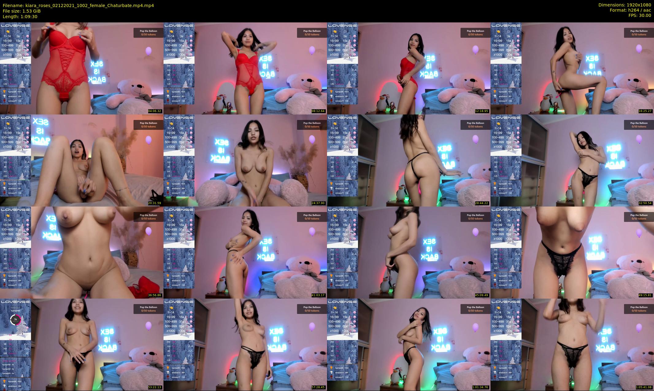 kiara_roses — 70 minute Chaturbate female cam show recording, 1080p, Dec 2, 2021