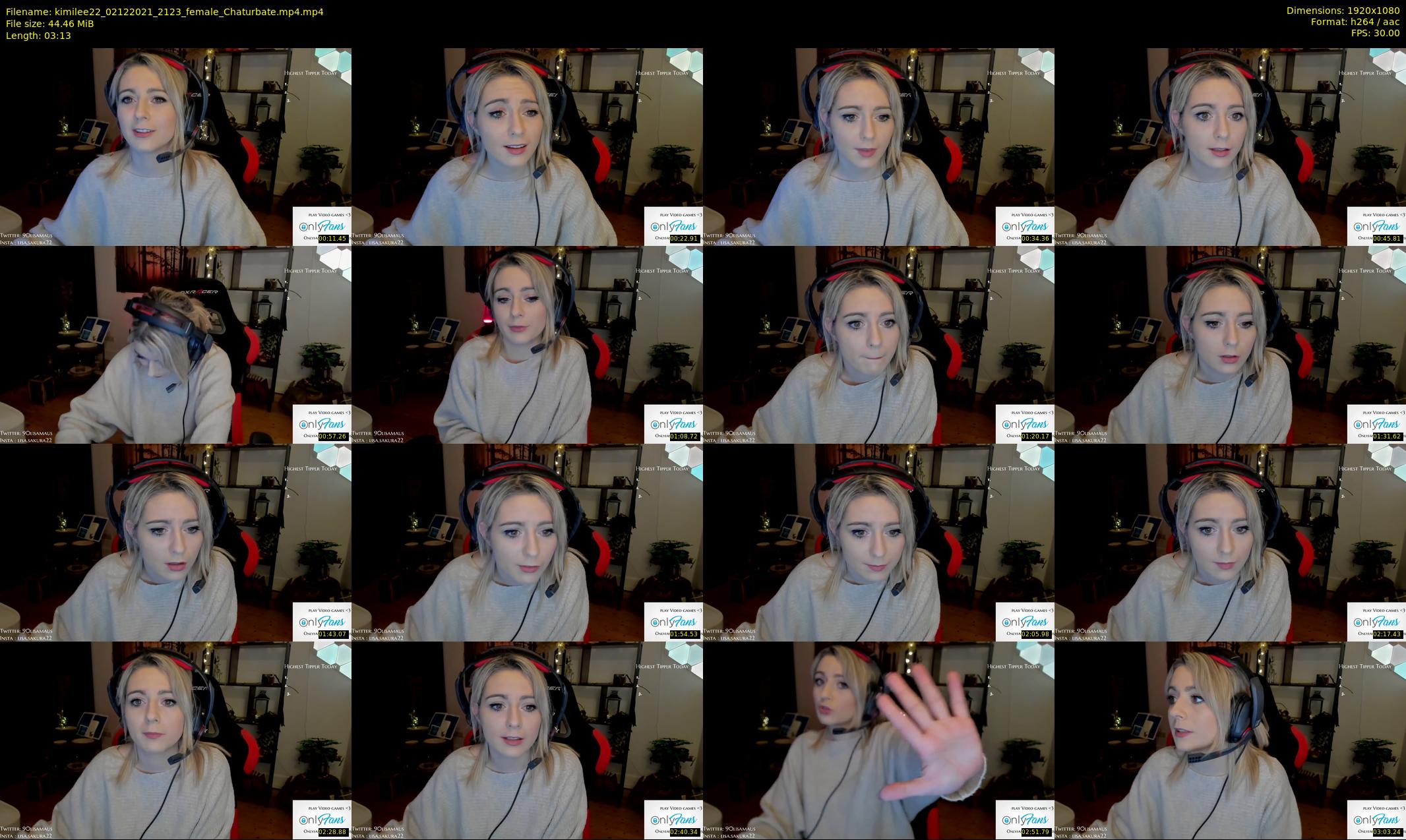 kimilee22 — 4 minute Chaturbate female cam show recording, 1080p, Dec 2, 2021