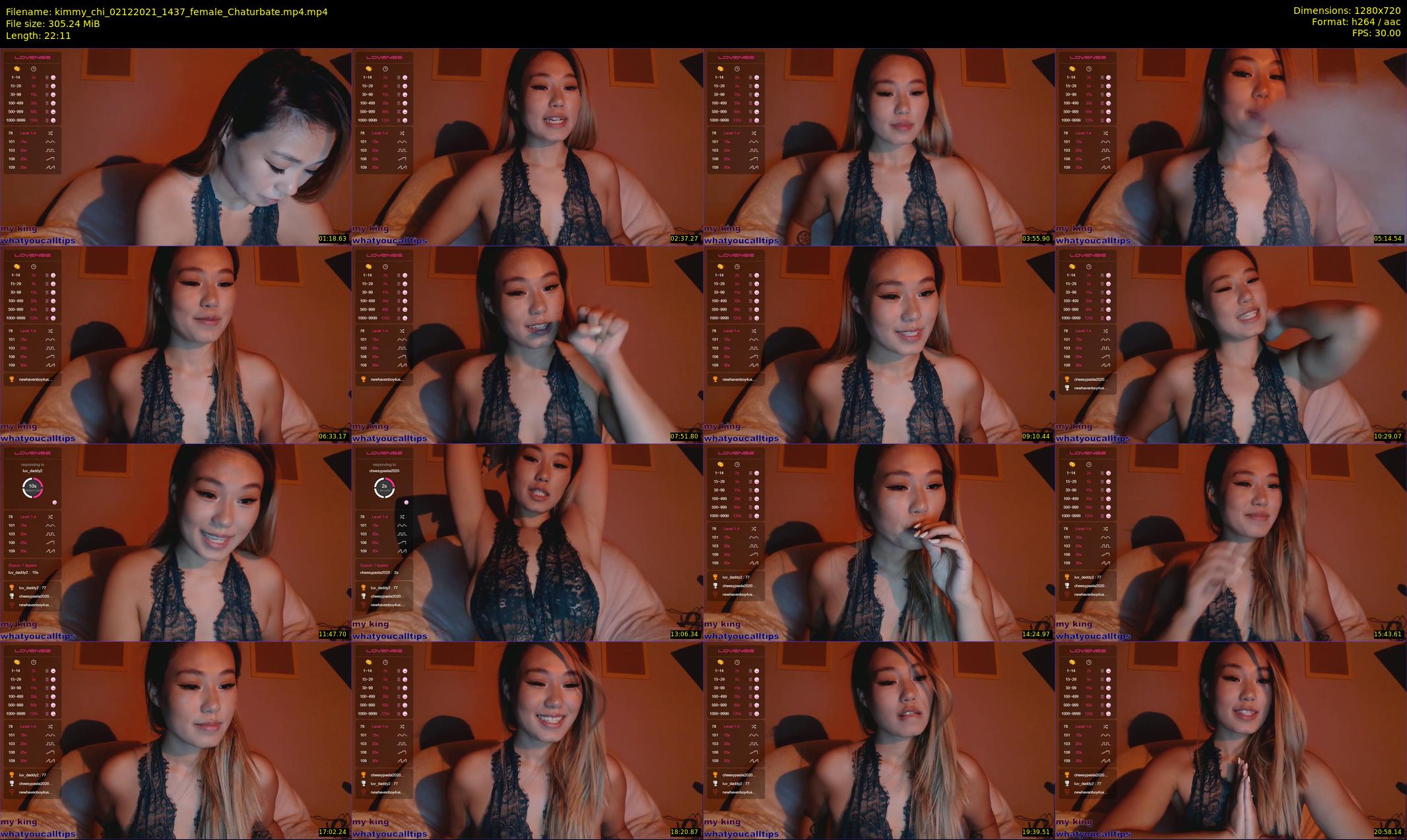 kimmy_chi — 23 minute Chaturbate female cam show recording, 720p, Dec 2, 2021
