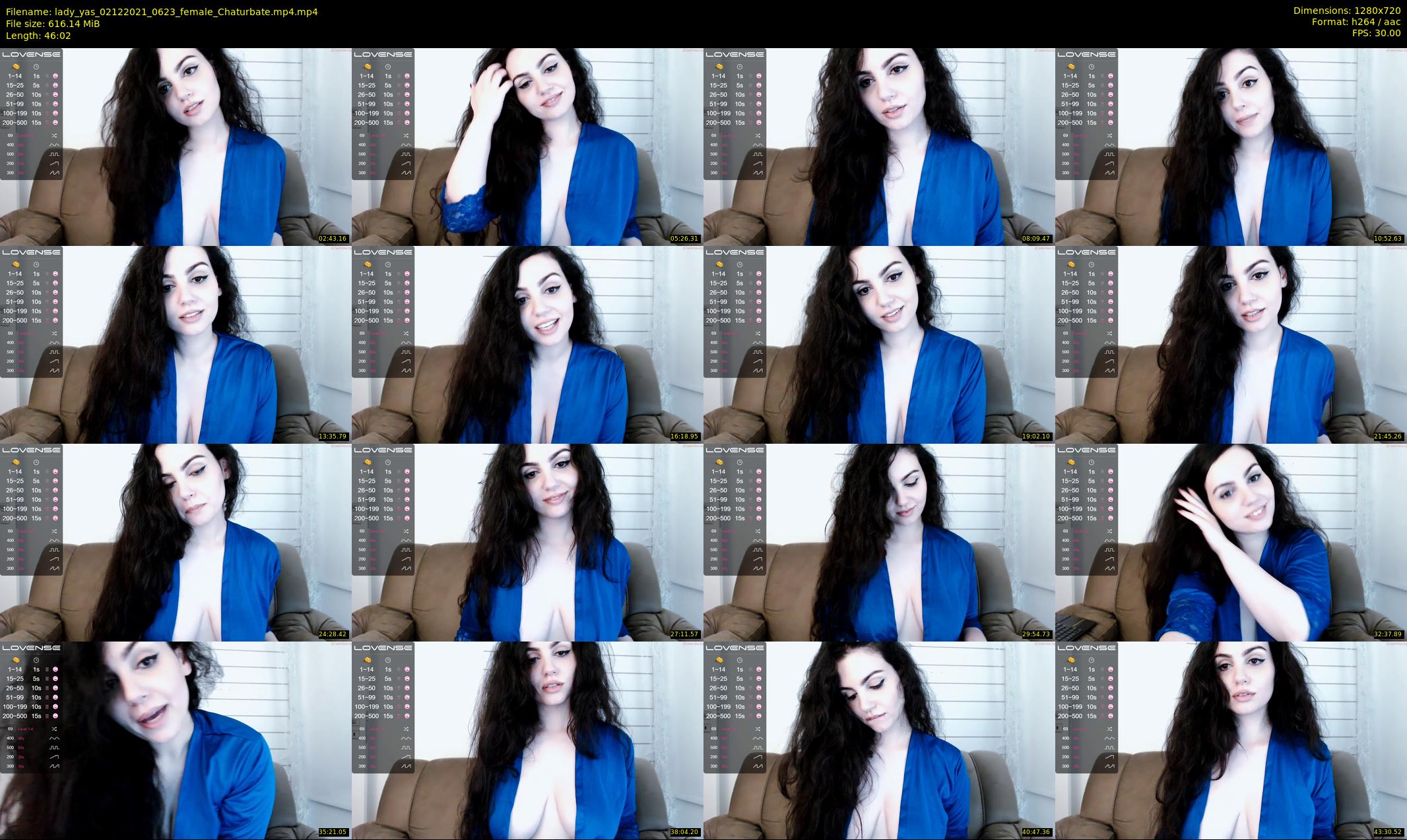 lady_yas — 47 minute Chaturbate female cam show recording, 720p, Dec 2, 2021