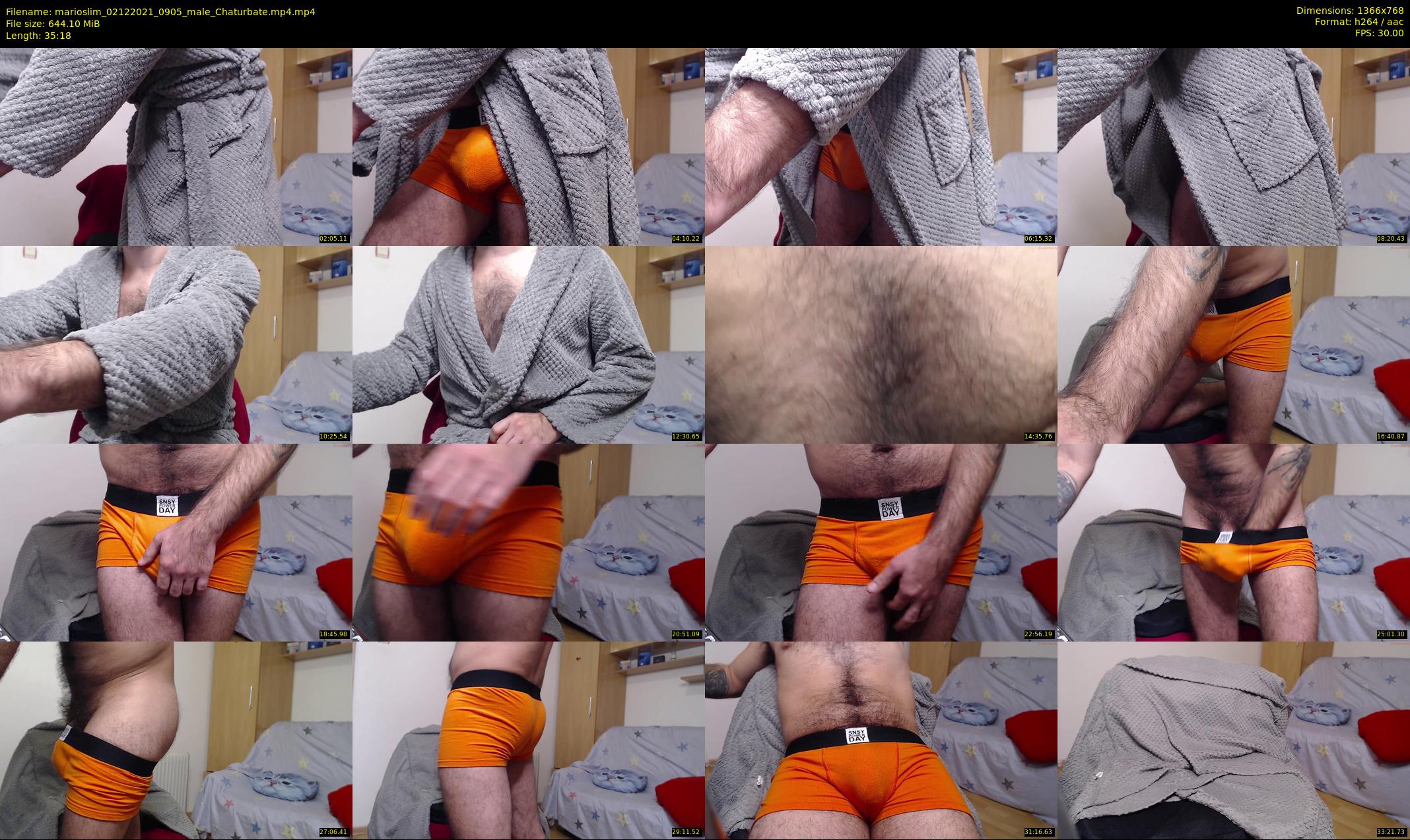 marioslim — 36 minute Chaturbate male cam show recording, 720p, Dec 2, 2021
