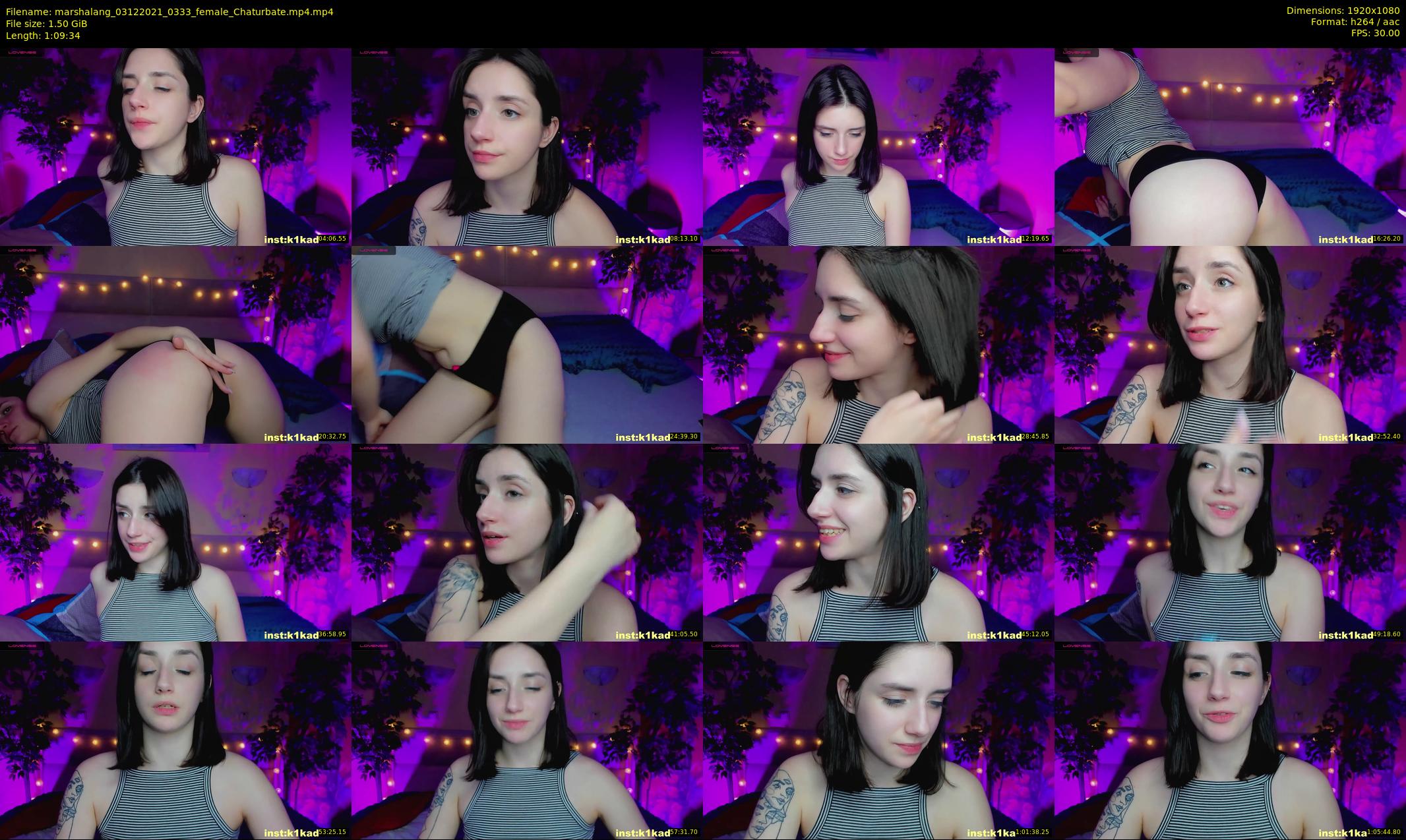 marshalang — 70 minute Chaturbate couple cam show recording, 1080p, Dec 3, 2021