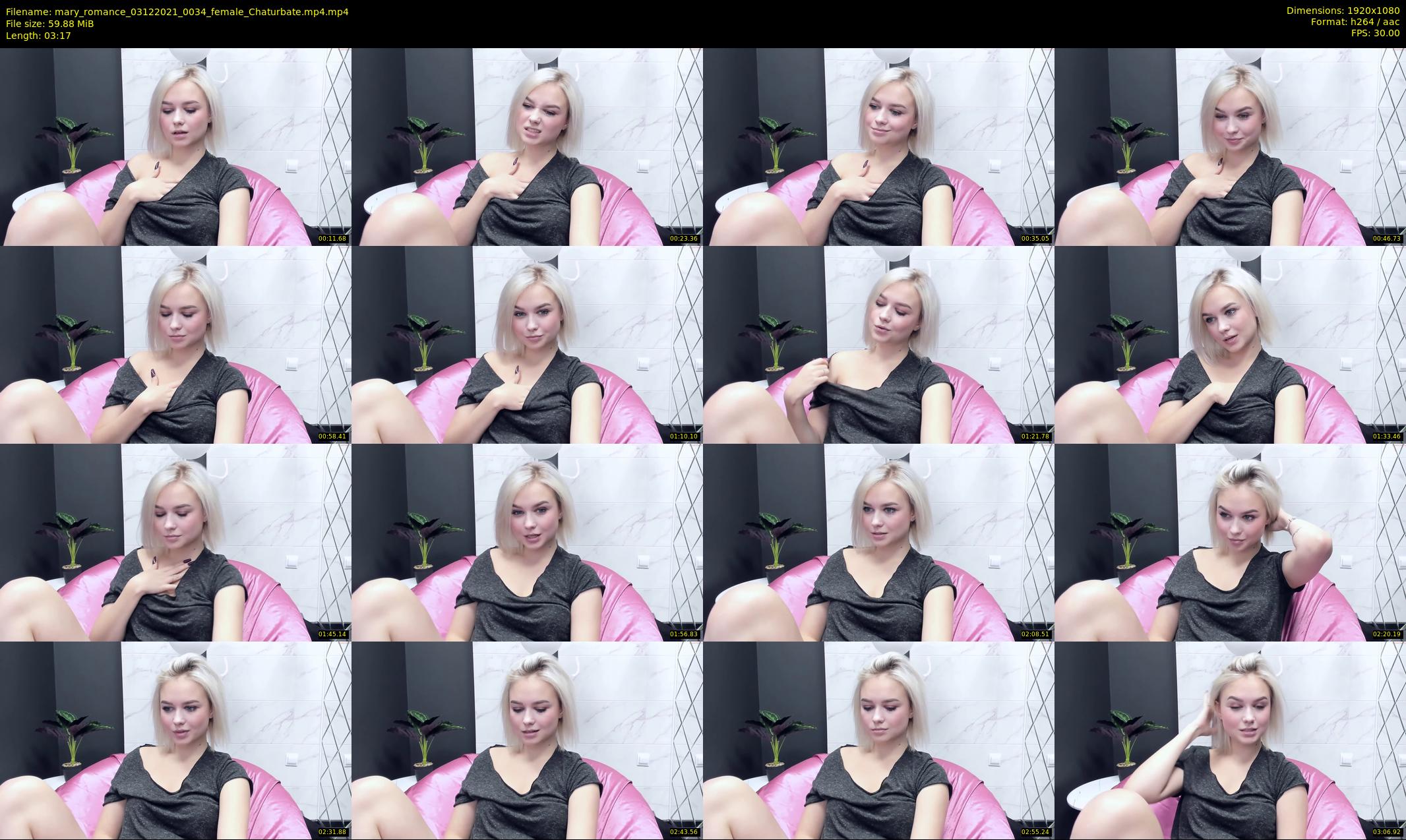 mary_romance — 4 minute Chaturbate female cam show recording, 1080p, Dec 3, 2021