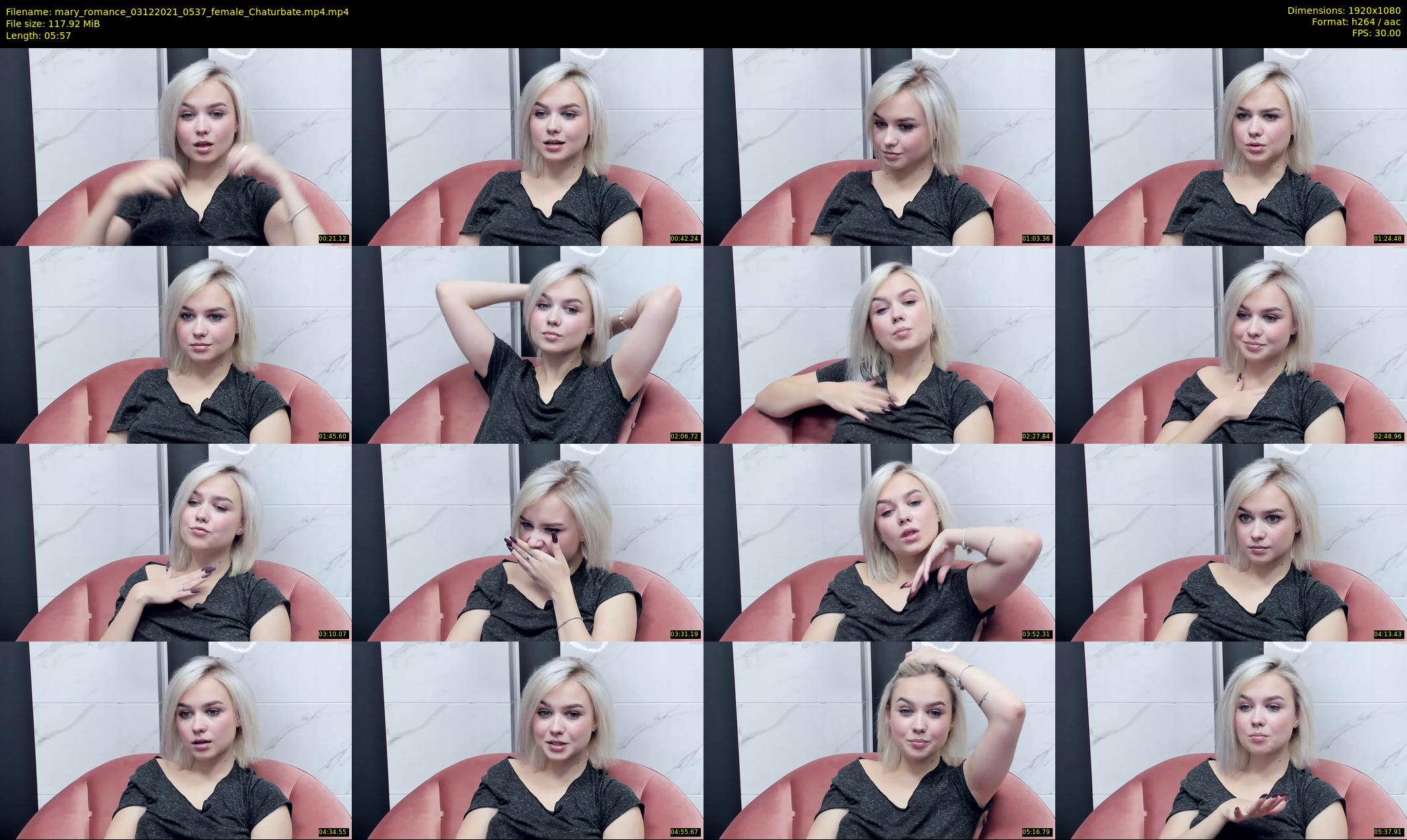 mary_romance — 6 minute Chaturbate female cam show recording, 1080p, Dec 3, 2021