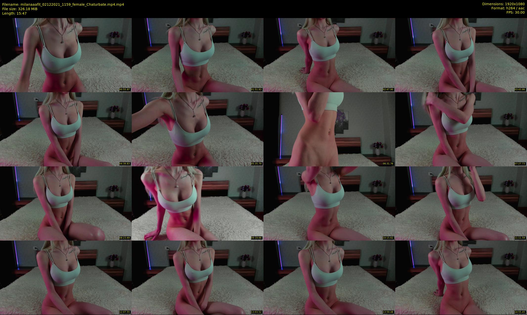 milanaaafit — 16 minute Chaturbate couple cam show recording, 1080p, Dec 2, 2021