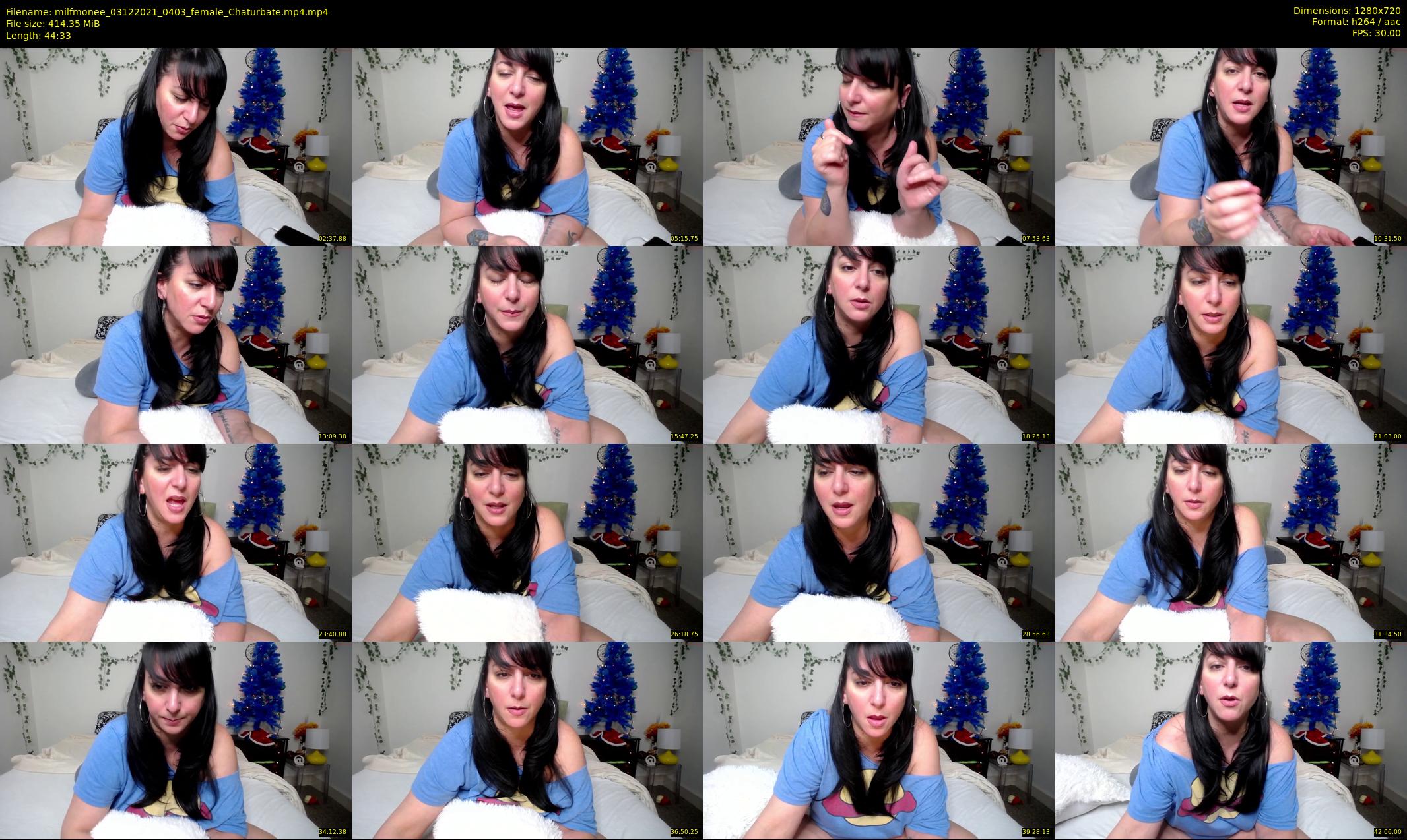 milfmonee — 45 minute Chaturbate female cam show recording, 720p, Dec 3, 2021