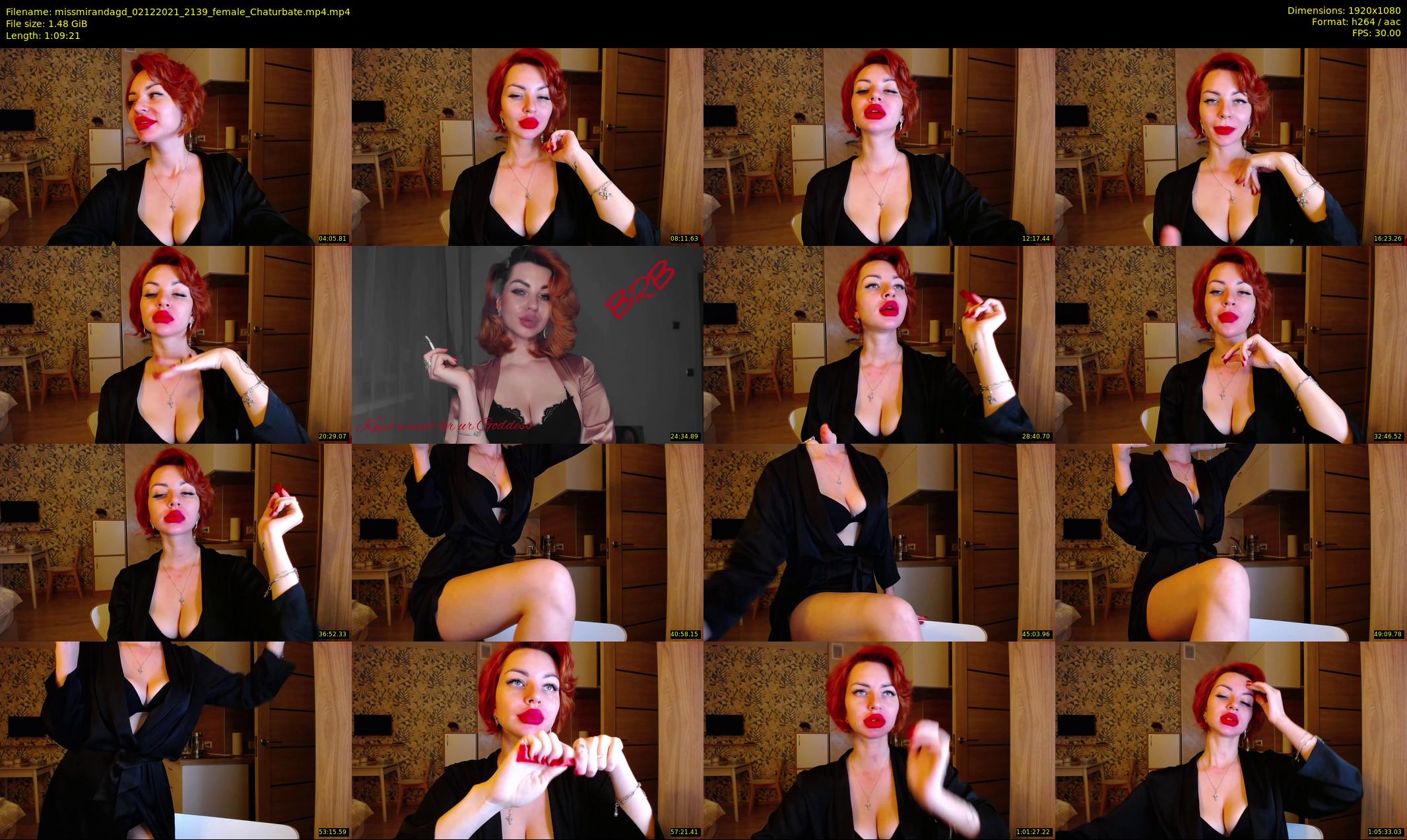 missmirandagd — 70 minute Chaturbate female cam show recording, 1080p, Dec 2, 2021