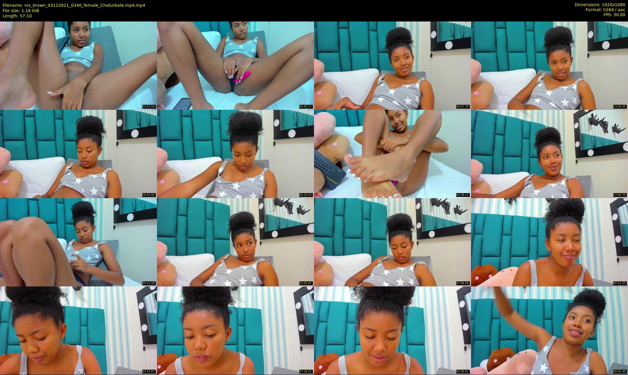 nix_brown — 58 minute Chaturbate female cam show recording, 1080p, Dec 3, 2021