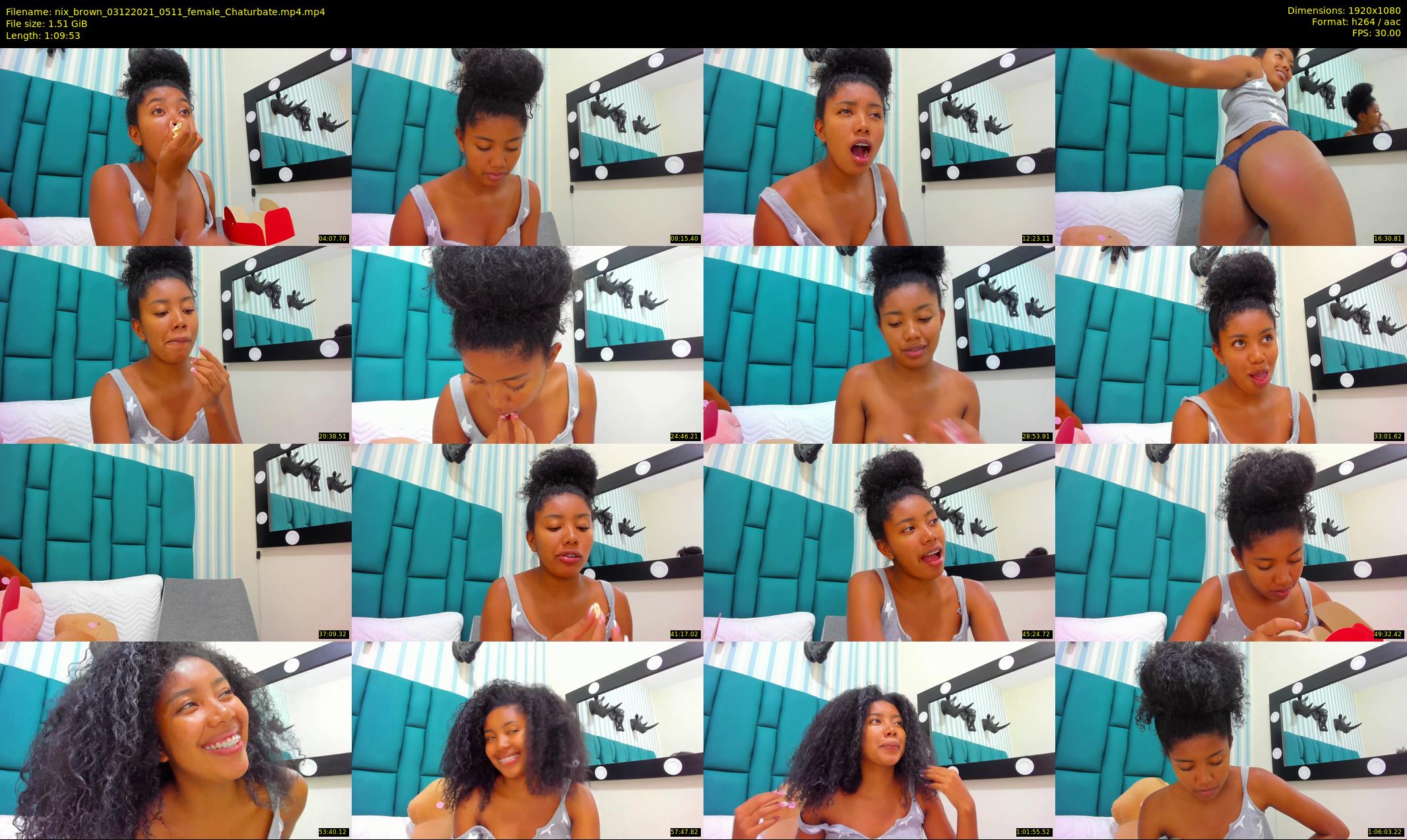 nix_brown — 70 minute Chaturbate female cam show recording, 1080p, Dec 3, 2021