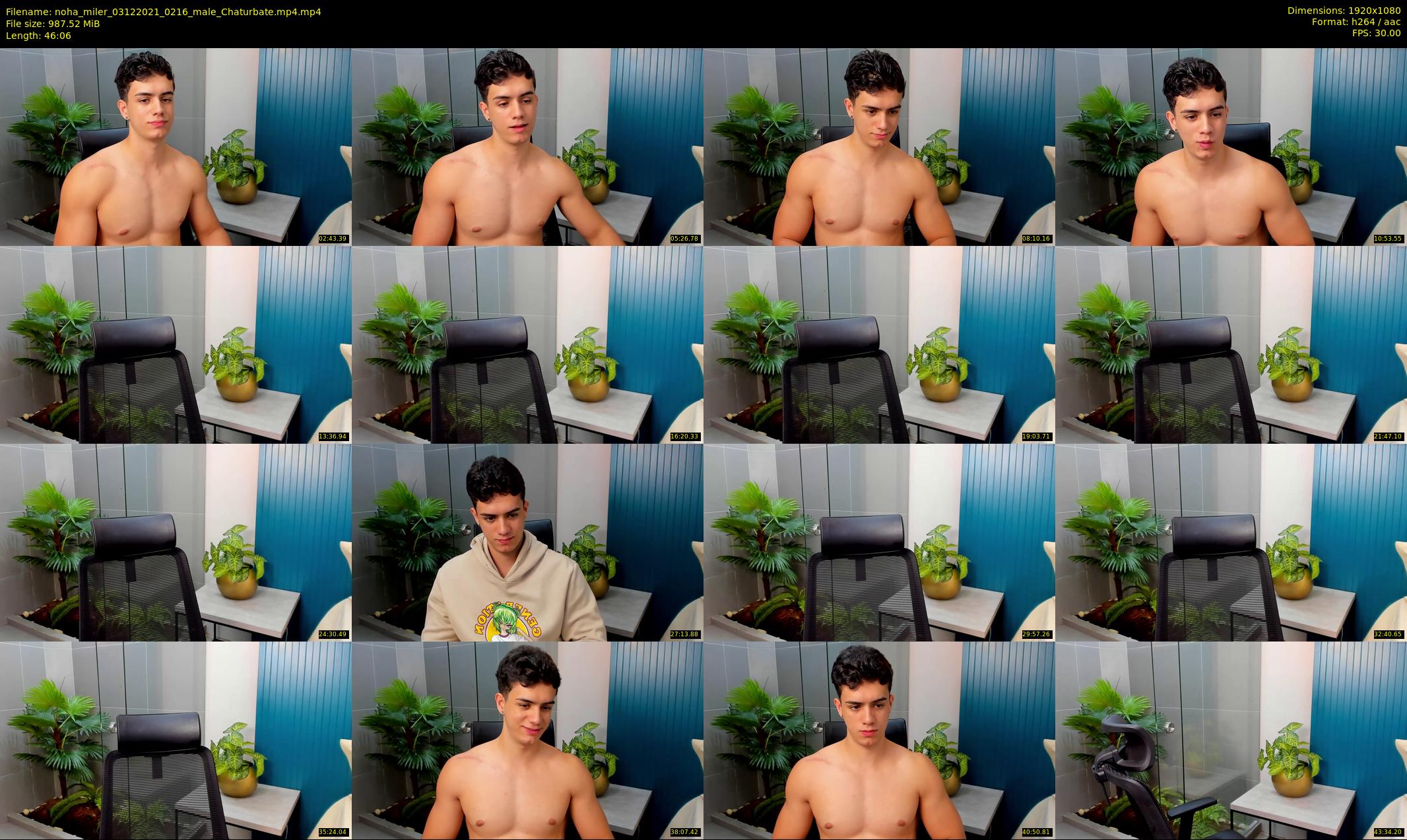 noha_miler — 47 minute Chaturbate male cam show recording, 1080p, Dec 3, 2021