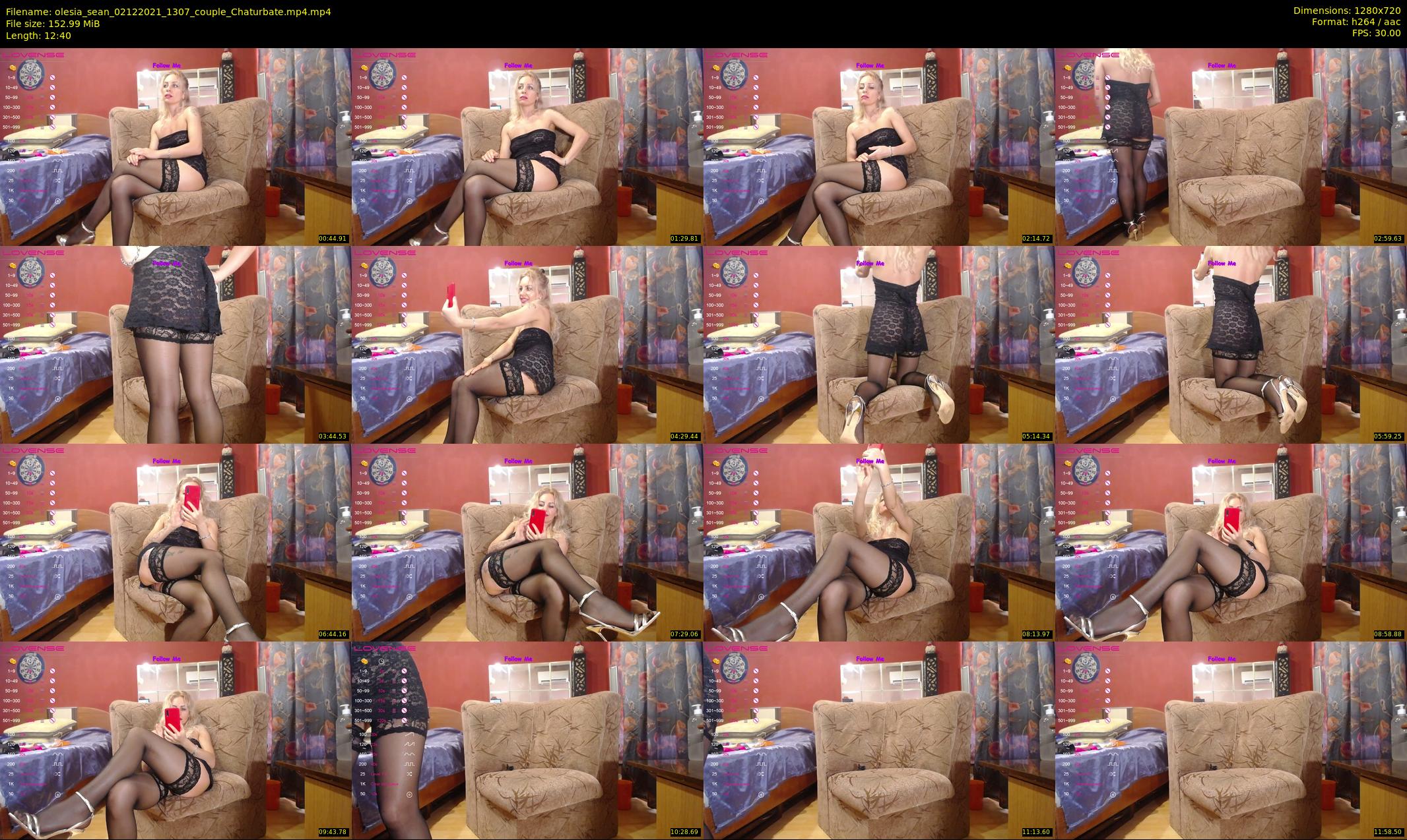 olesia_sean — 13 minute Chaturbate couple cam show recording, 720p, Dec 2, 2021