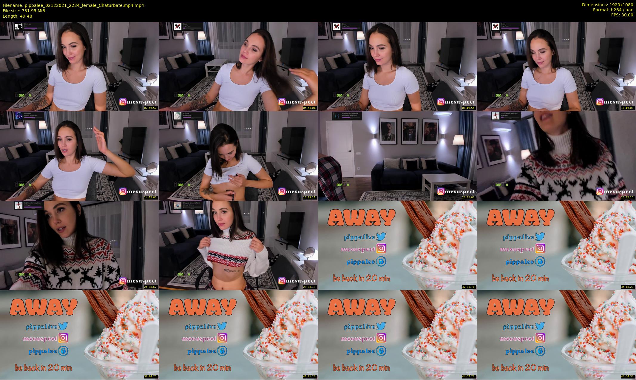 pippalee — 50 minute Chaturbate female cam show recording, 1080p, Dec 2, 2021