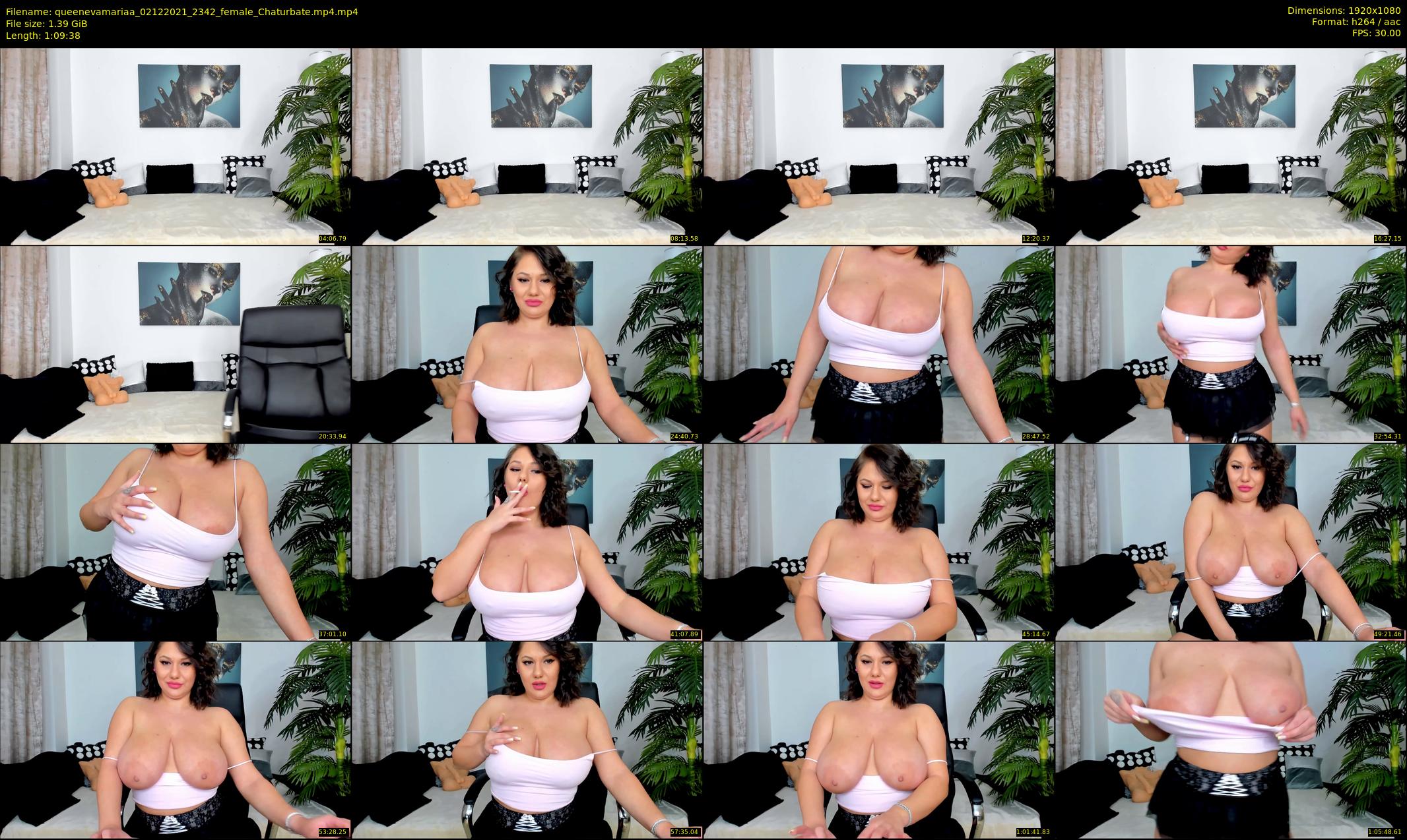 queenevamariaa — 70 minute Chaturbate female cam show recording, 1080p, Dec 2, 2021
