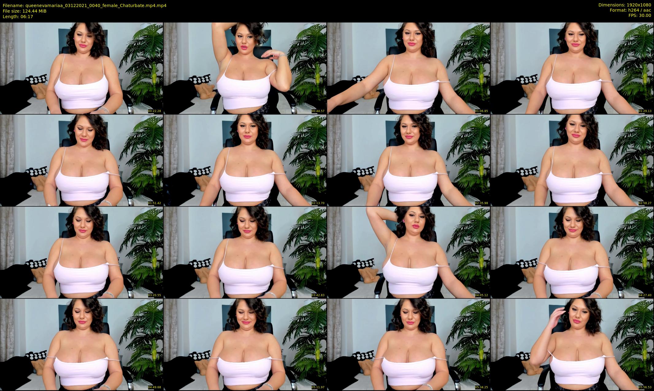 queenevamariaa — 7 minute Chaturbate female cam show recording, 1080p, Dec 3, 2021