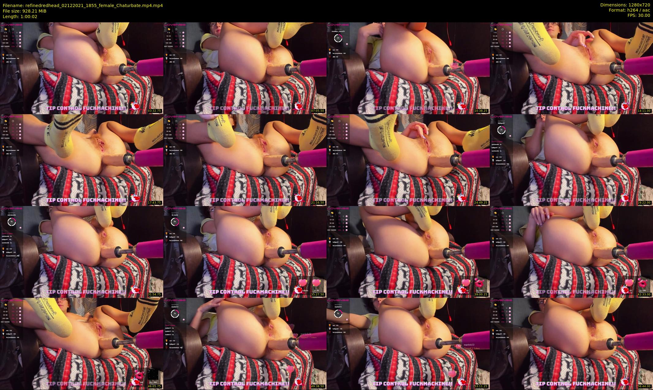 refinedredhead — 61 minute Chaturbate female cam show recording, 720p, Dec 2, 2021