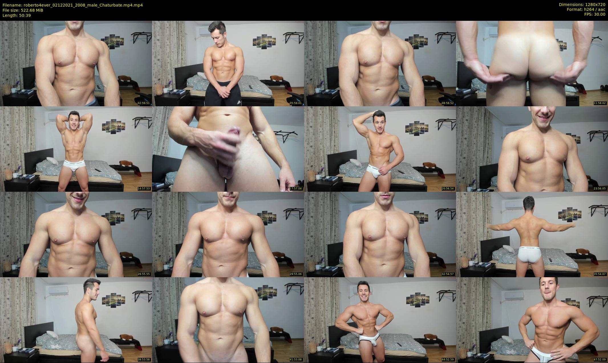 roberto4ever — 51 minute Chaturbate male cam show recording, 720p, Dec 2, 2021