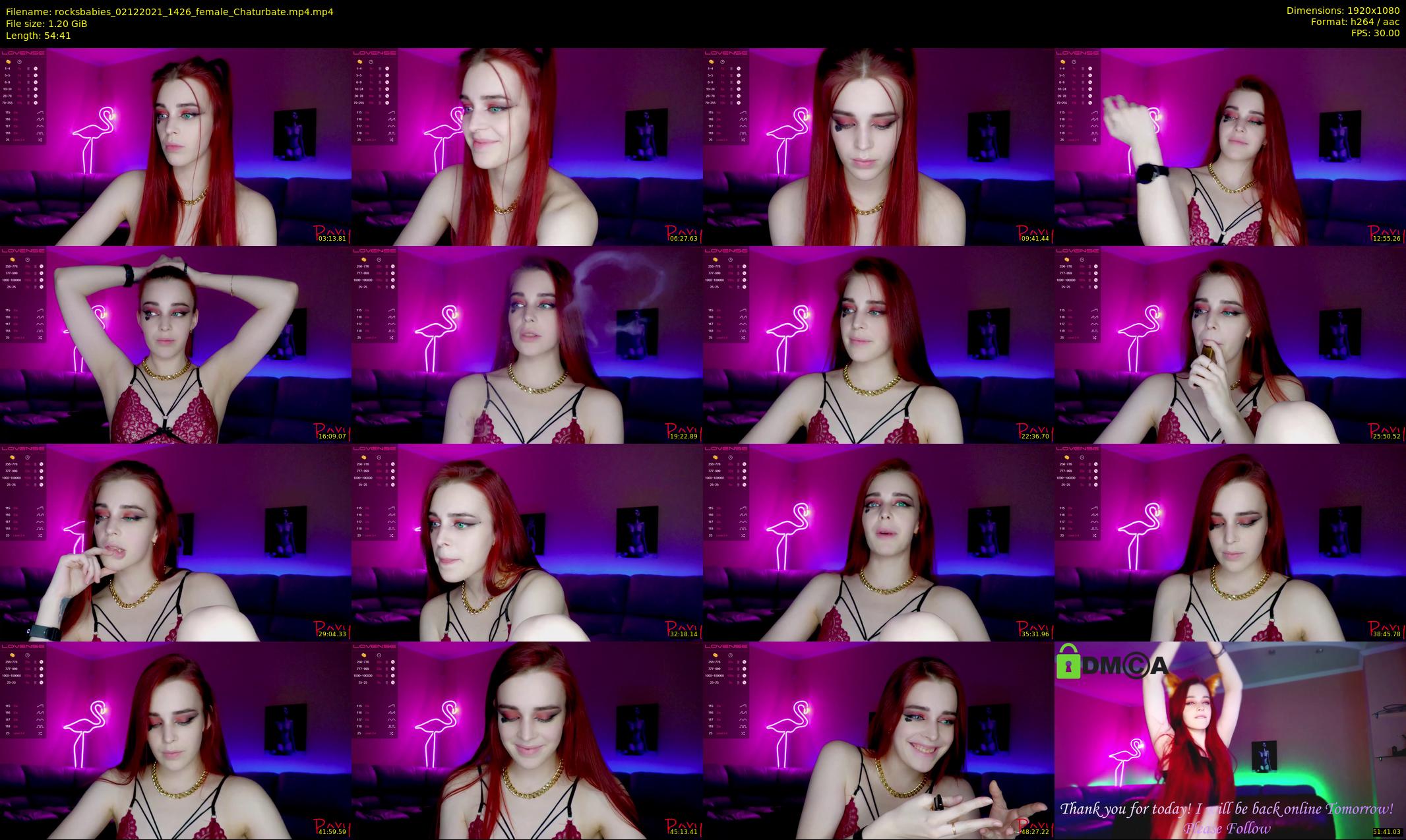 rocksbabies — 55 minute Chaturbate female cam show recording, 1080p, Dec 2, 2021