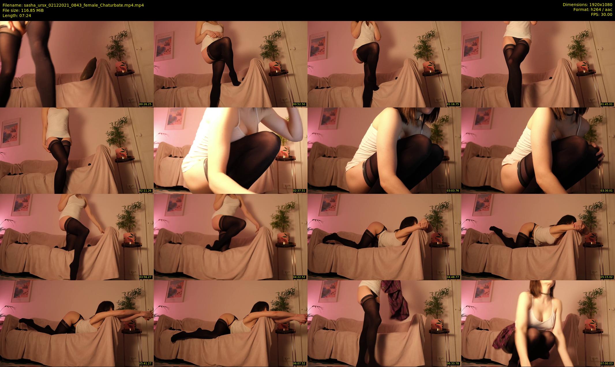 sasha_ursx — 8 minute Chaturbate female cam show recording, 1080p, Dec 2, 2021