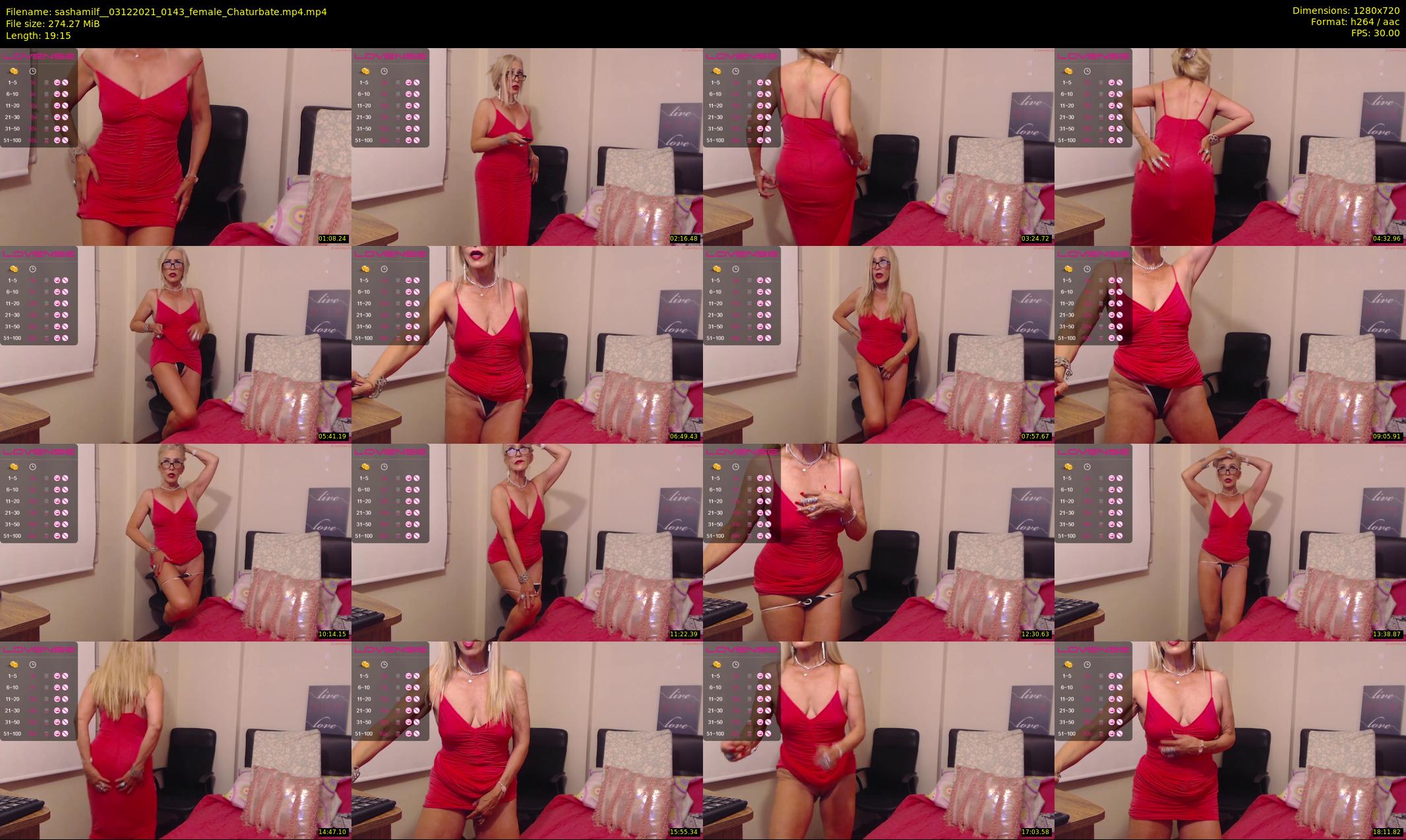 sashamilf_ — 20 minute Chaturbate female cam show recording, 720p, Dec 3, 2021
