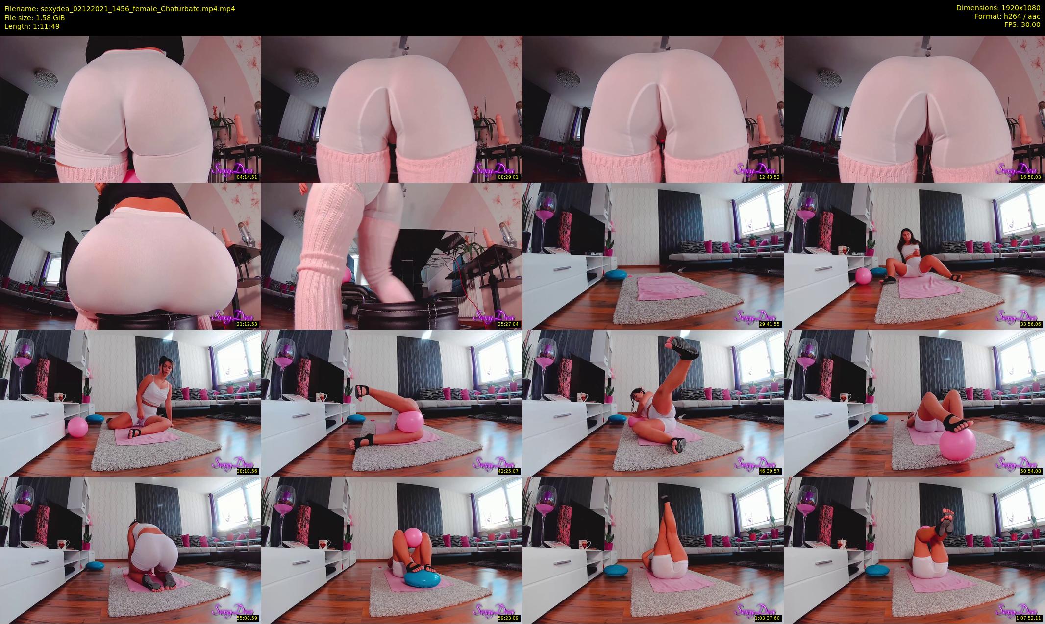 sexydea — 72 minute Chaturbate female cam show recording, 1080p, Dec 2, 2021