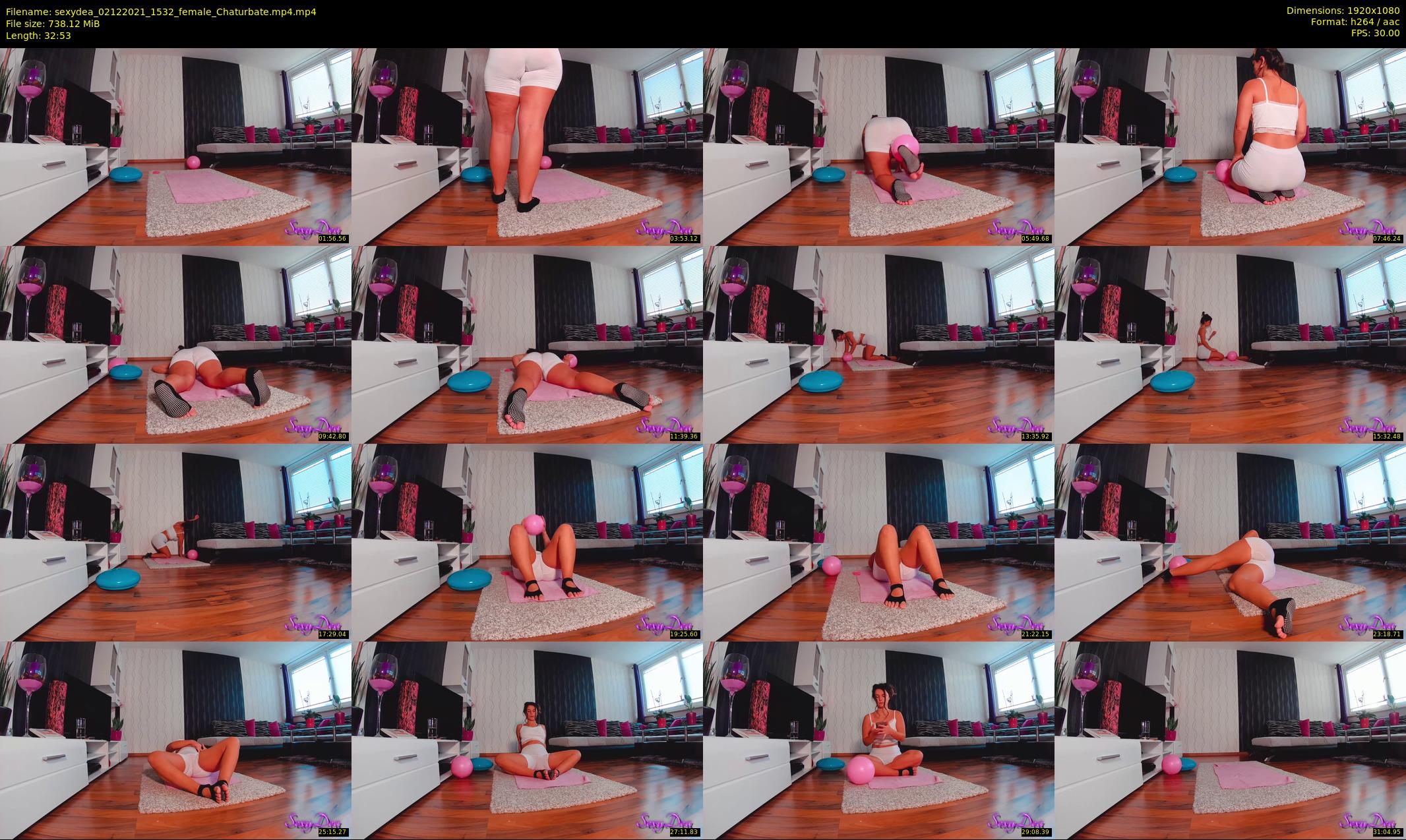 sexydea — 33 minute Chaturbate female cam show recording, 1080p, Dec 2, 2021