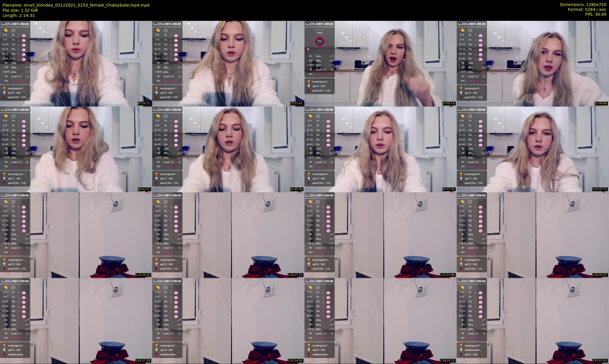 small_blondee — 135 minute Chaturbate female cam show recording, 720p, Dec 3, 2021