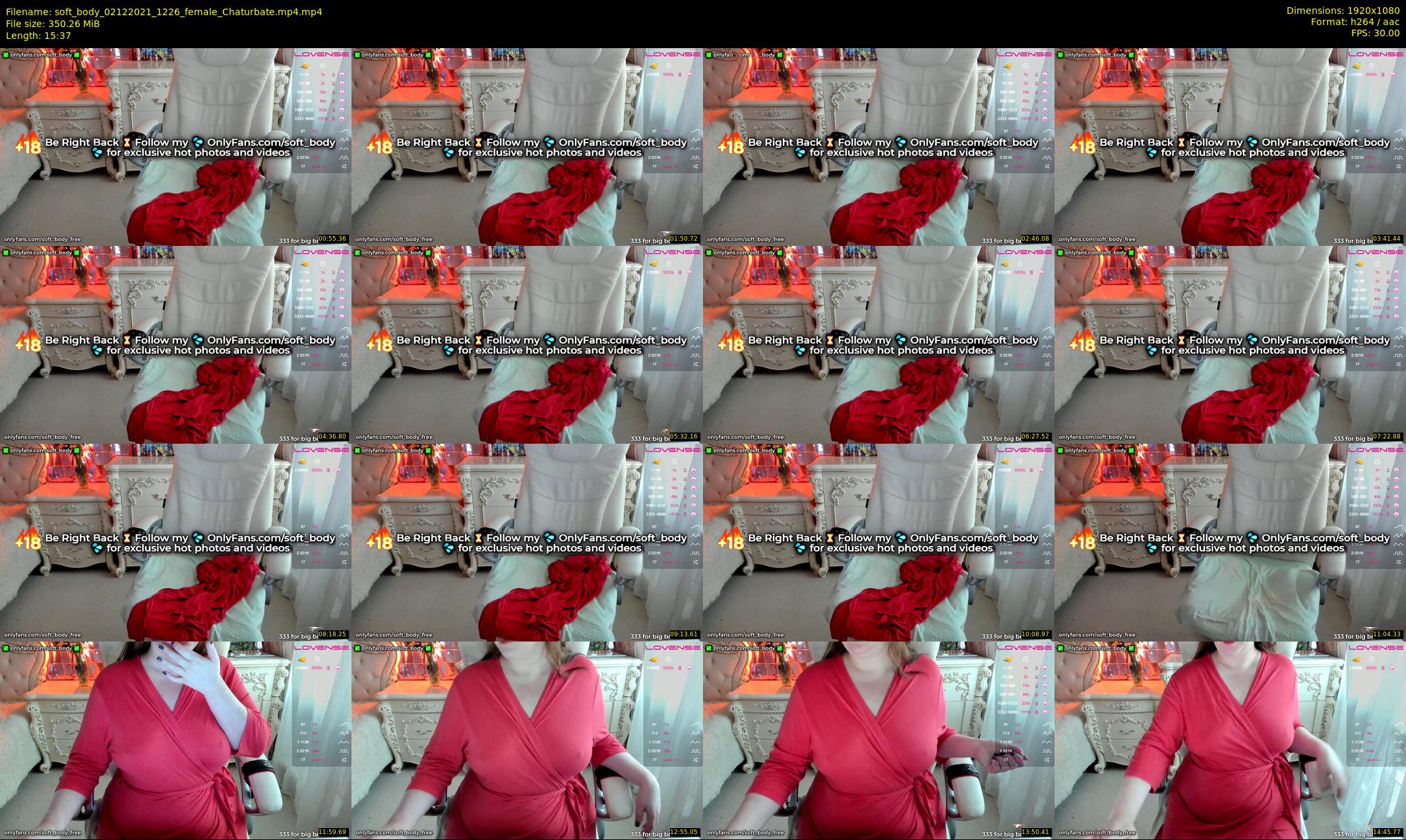 soft_body — 16 minute Chaturbate female cam show recording, 1080p, Dec 2, 2021