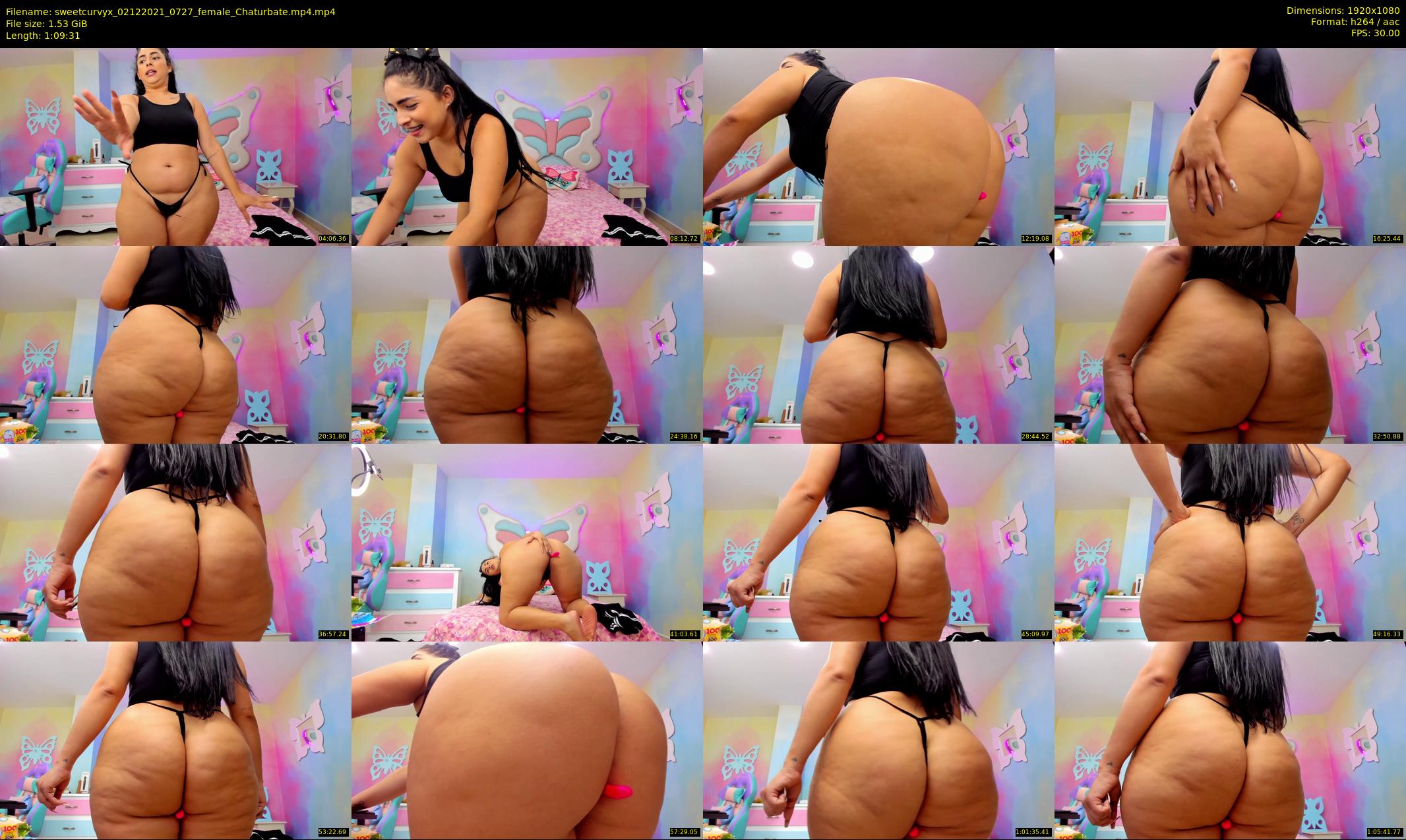 sweetcurvyx — 70 minute Chaturbate couple cam show recording, 1080p, Dec 2, 2021
