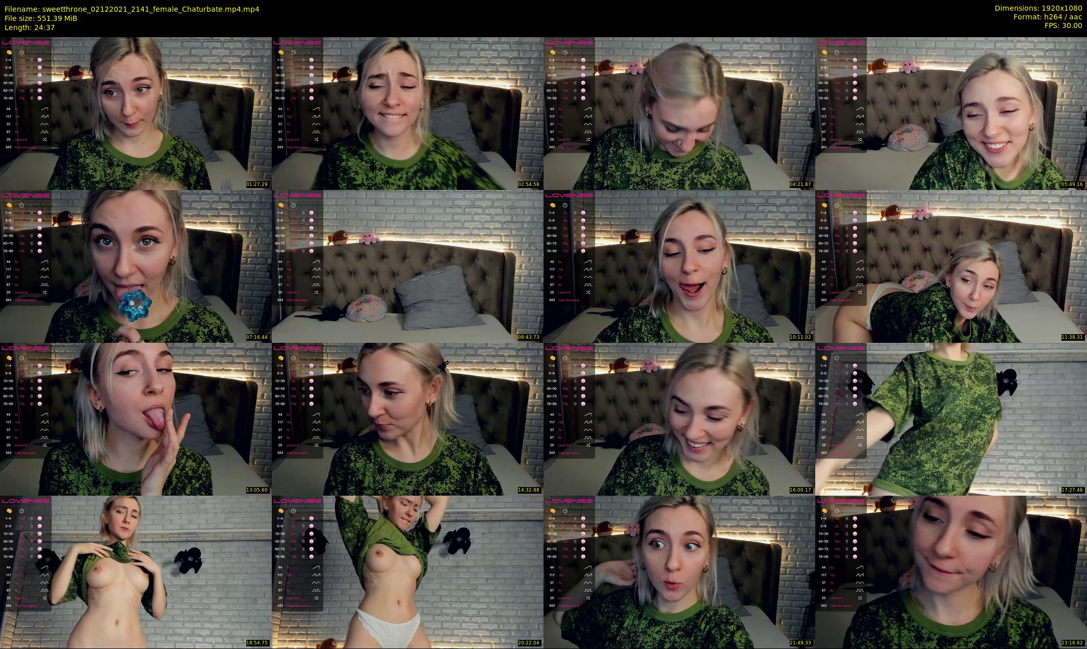 sweetthrone — 25 minute Chaturbate couple cam show recording, 1080p, Dec 2, 2021