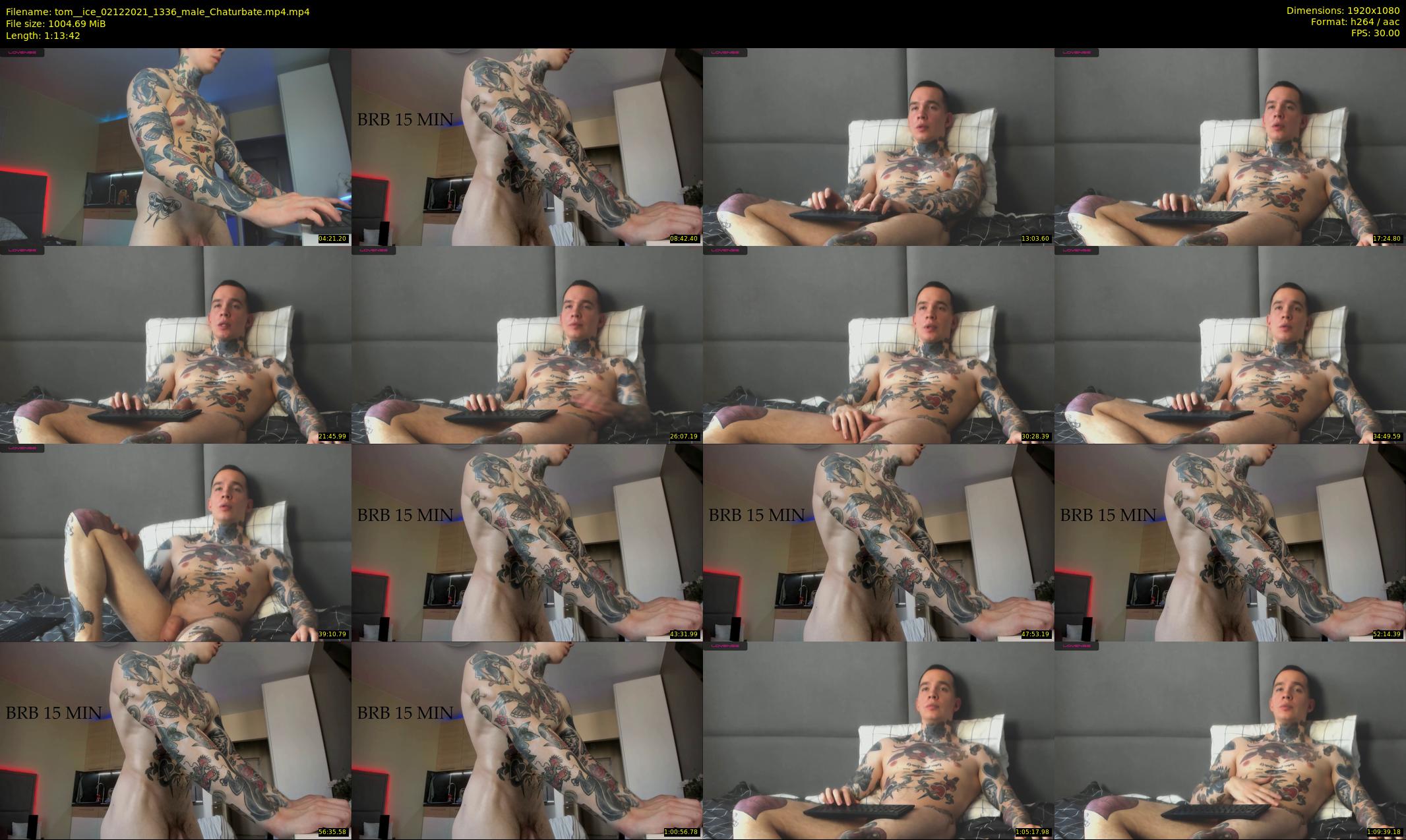 tom__ice — 74 minute Chaturbate male cam show recording, 1080p, Dec 2, 2021