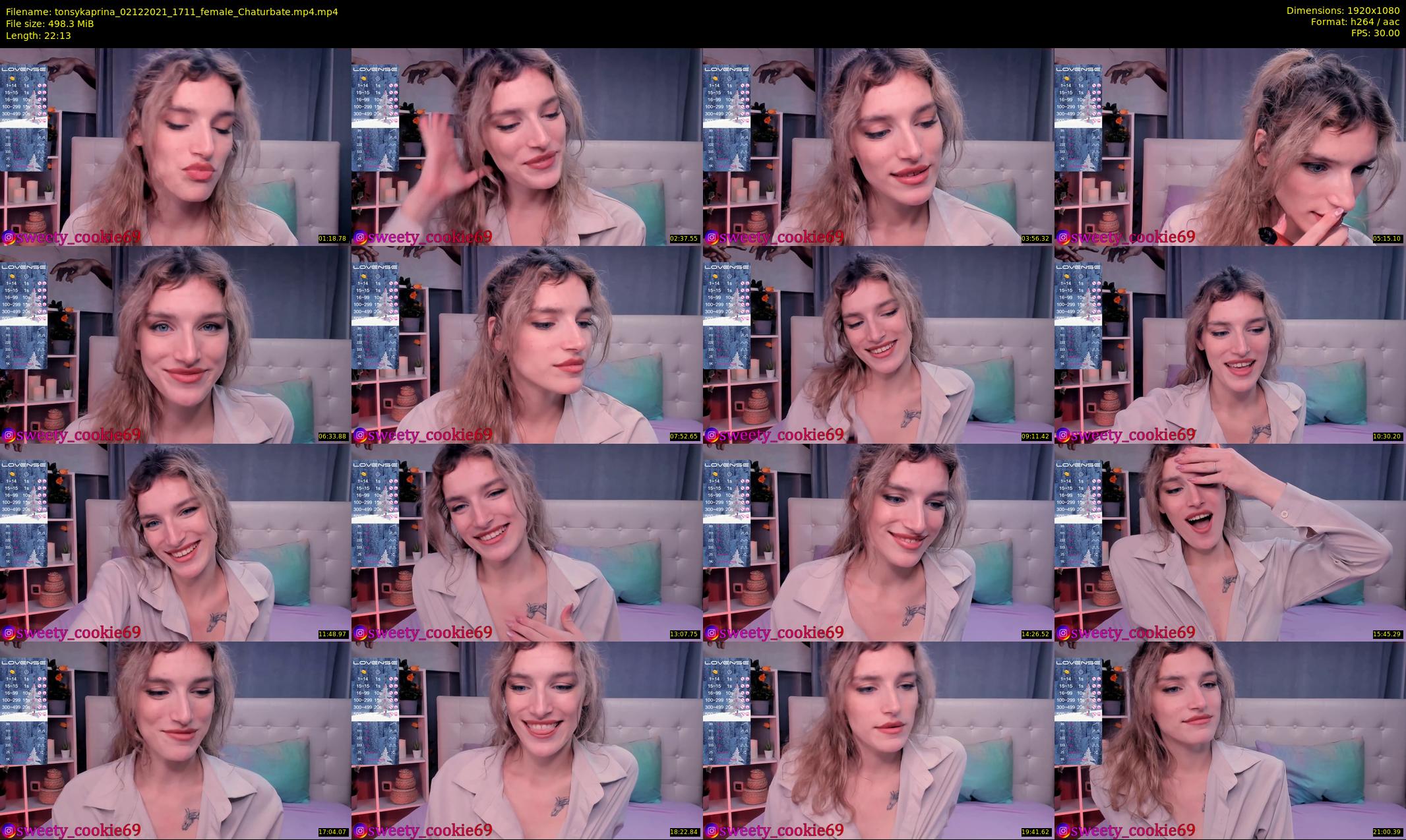 tonsykaprina — 23 minute Chaturbate couple cam show recording, 1080p, Dec 2, 2021