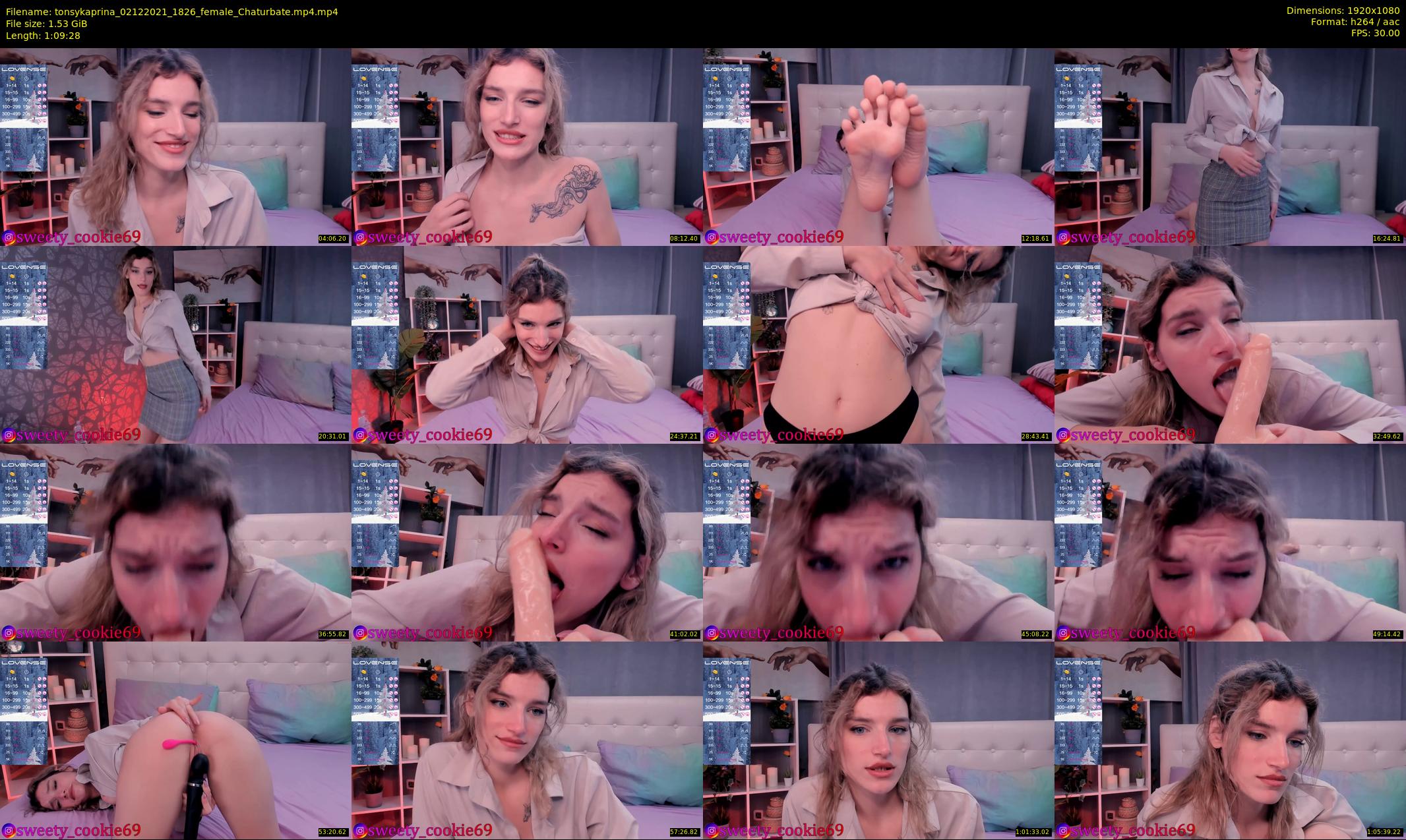 tonsykaprina — 70 minute Chaturbate couple cam show recording, 1080p, Dec 2, 2021