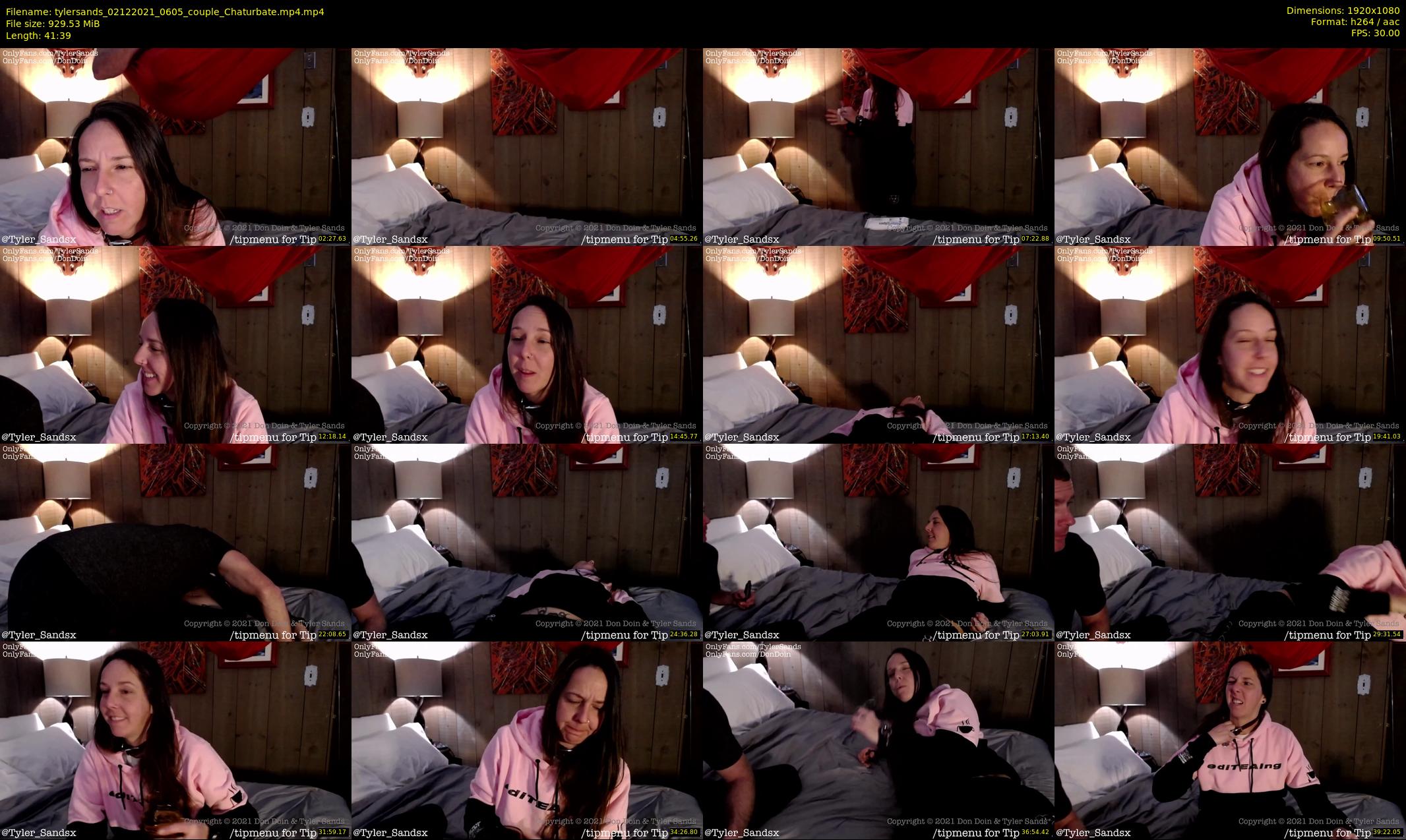 tylersands — 42 minute Chaturbate female cam show recording, 1080p, Dec 2, 2021
