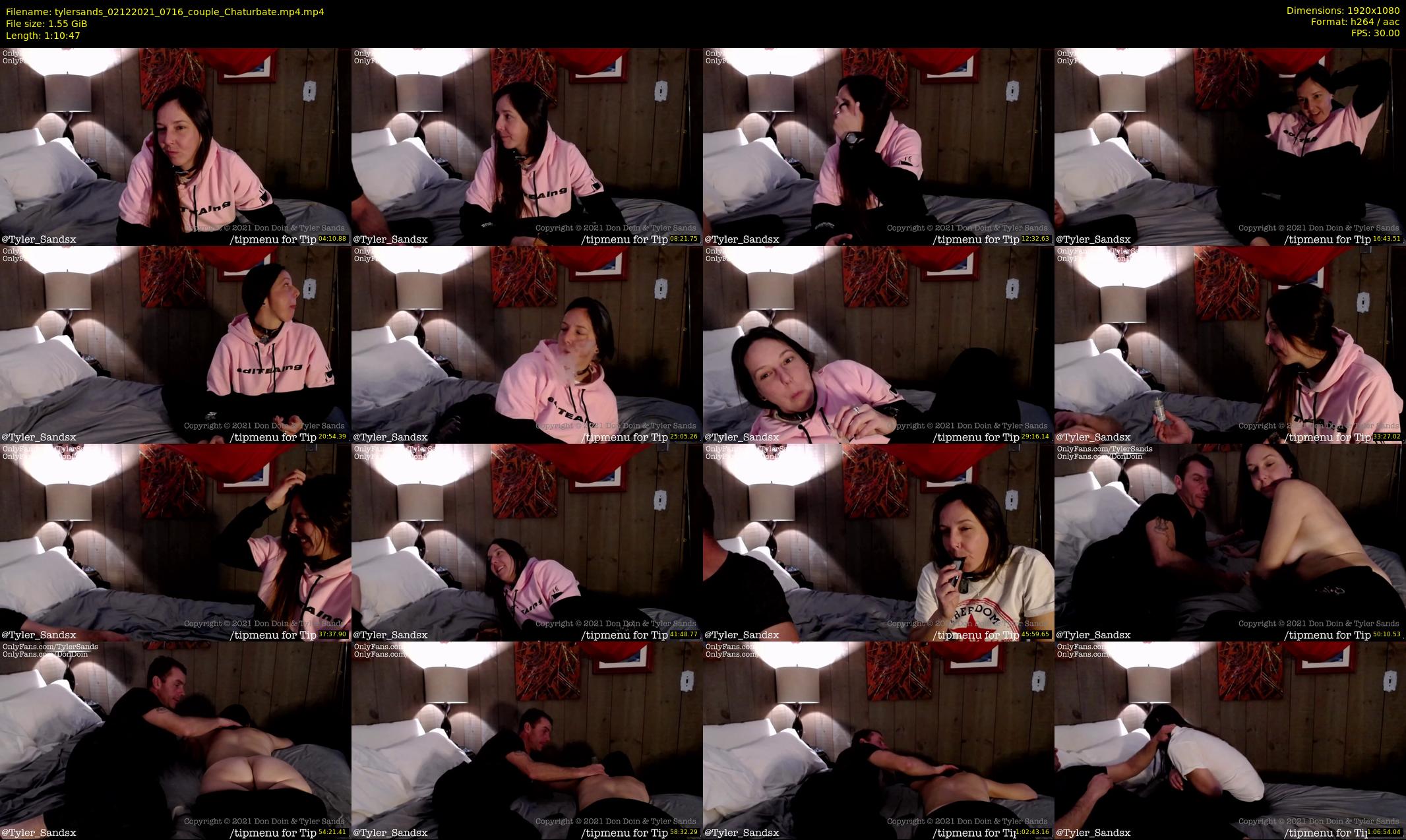 tylersands — 71 minute Chaturbate female cam show recording, 1080p, Dec 2, 2021